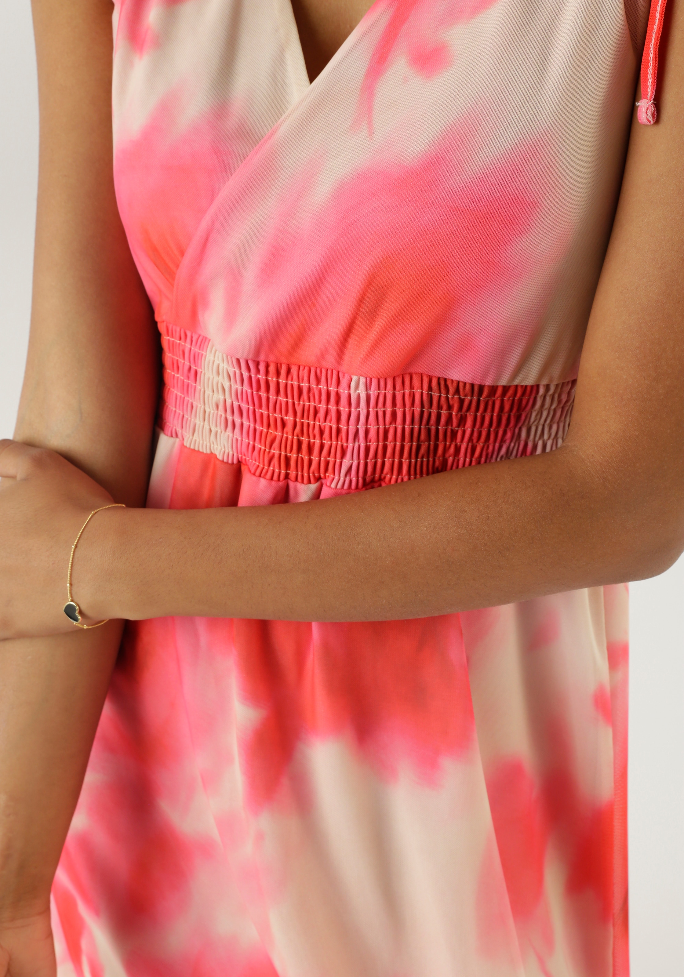 Aniston SELECTED Meshkleid, mit Trägern zum Raffen