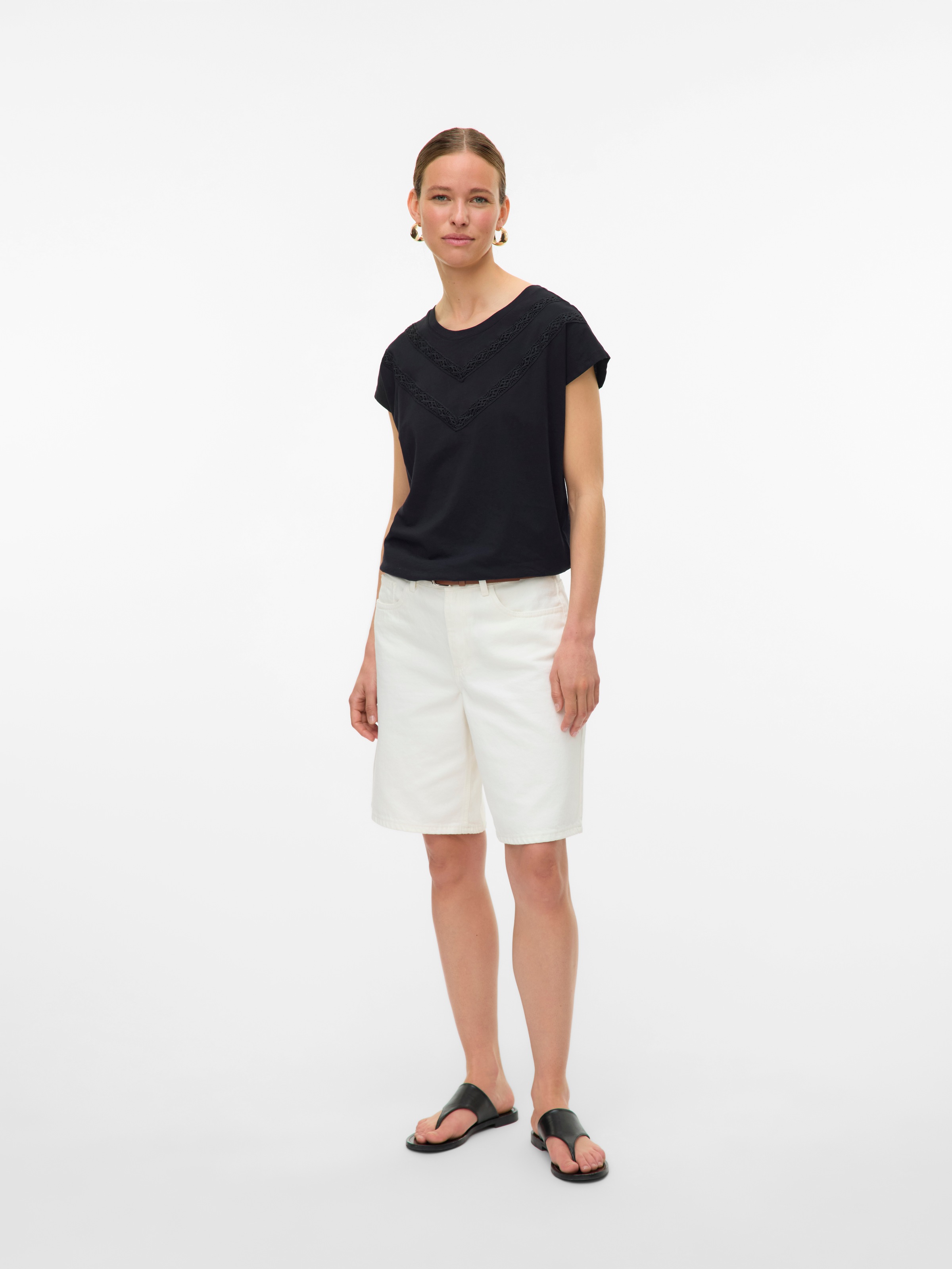 Vero Moda Kurzarmshirt »VMPANNA AVA SS TOP JRS«