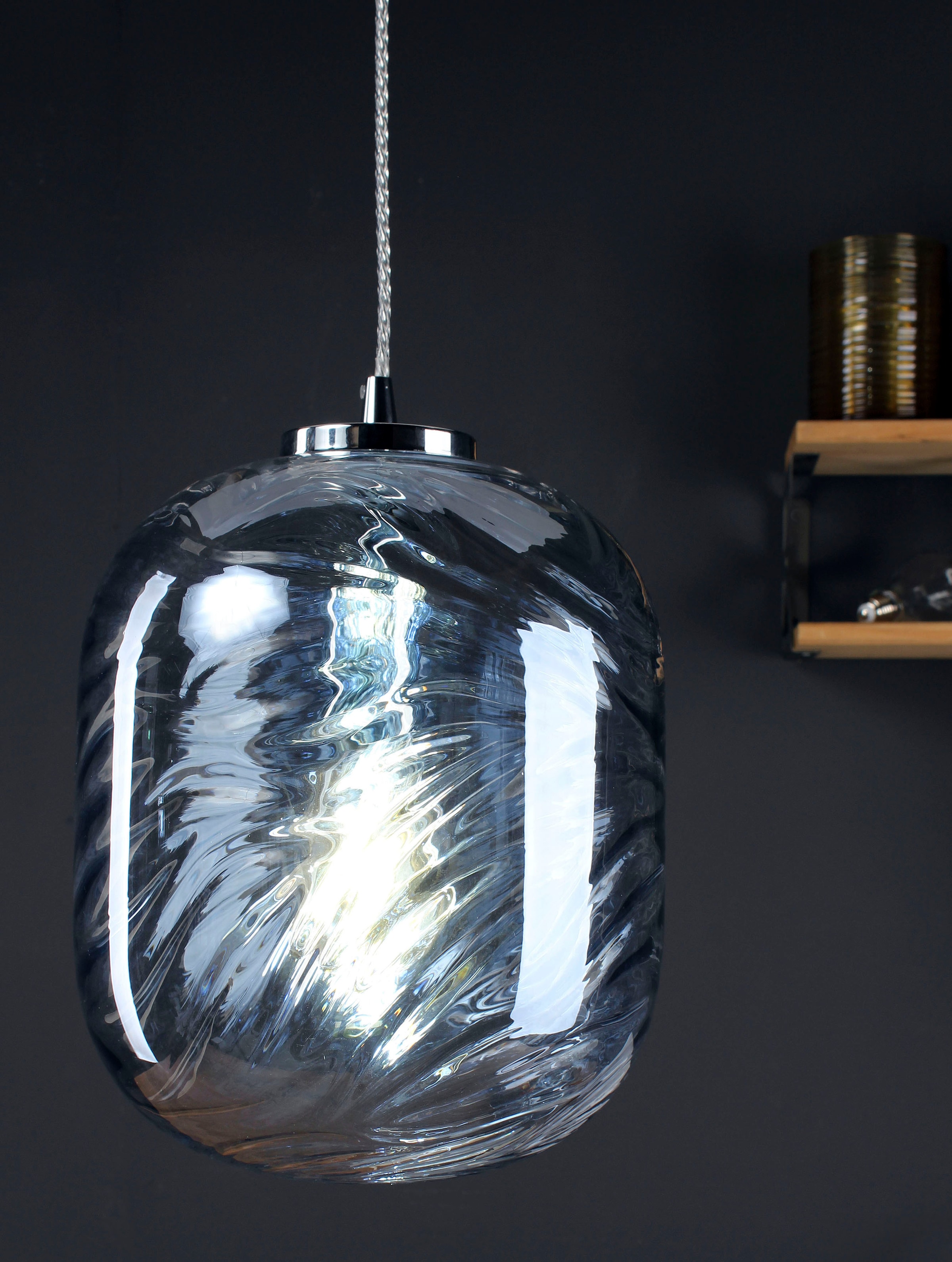 ECO-LIGHT Hängeleuchte »Nereide«, Leuchtmittel E27 | Leuchtmittel wechselbar, hochwertiges Glas