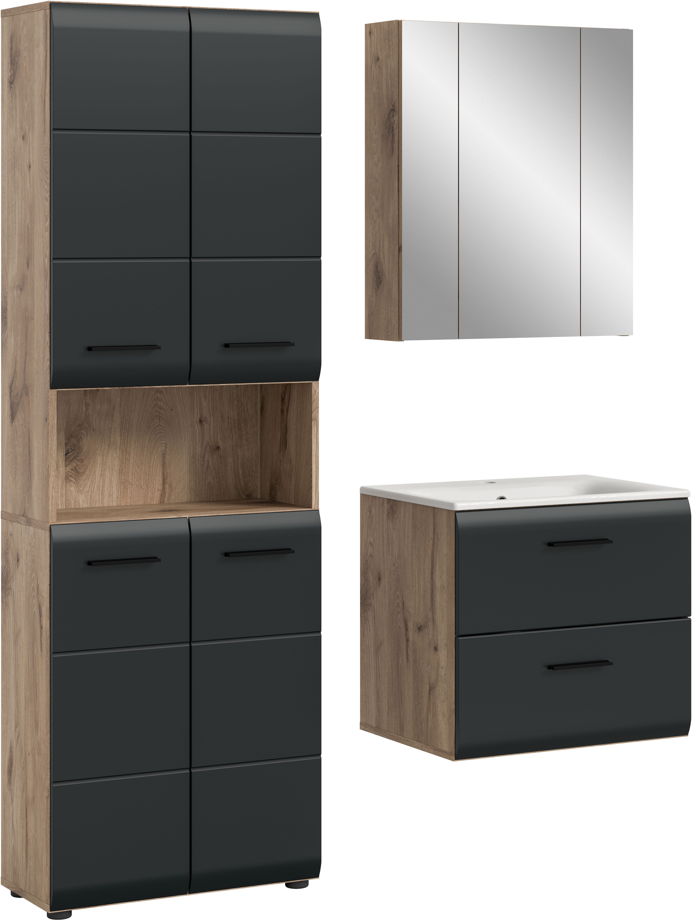 INOSIGN Badezimmer-Set Set, 4 Stk. tlg. Florenz, Badkombination 4-tlg.,Nox günstig online kaufen