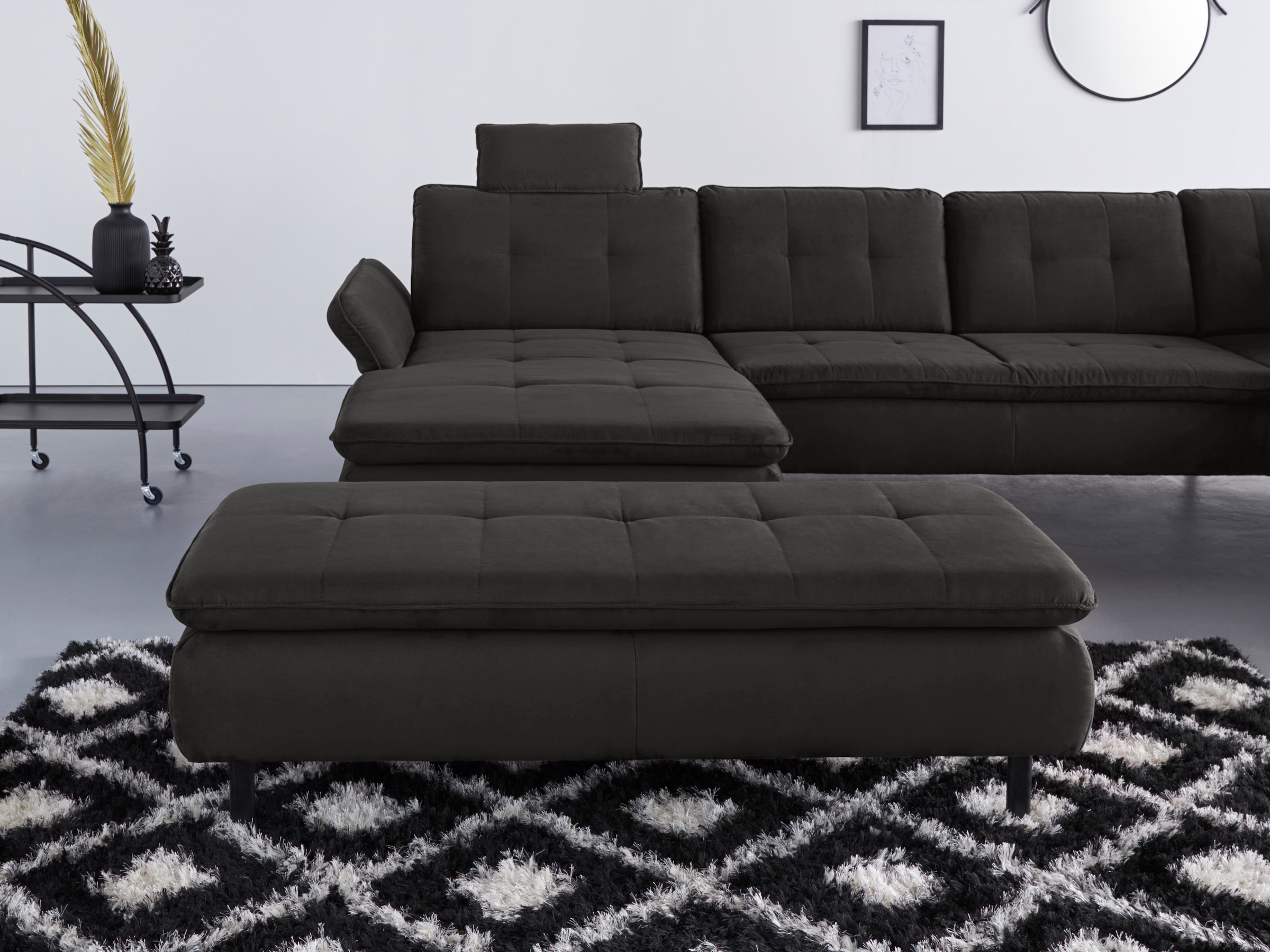 INOSIGN Hockerbank »Birkholm«, passend zur Serie "Birkholm", B/T/H: 137/65/44 cm