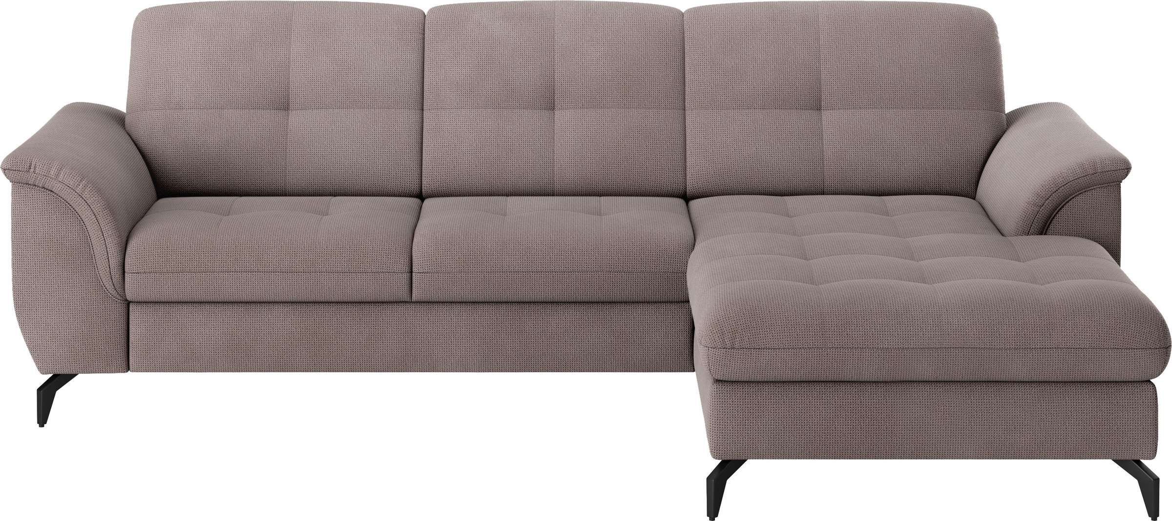 sit&more Ecksofa »Zora L-Form«, wahlweise mit Bettfunktion und Bettkasten