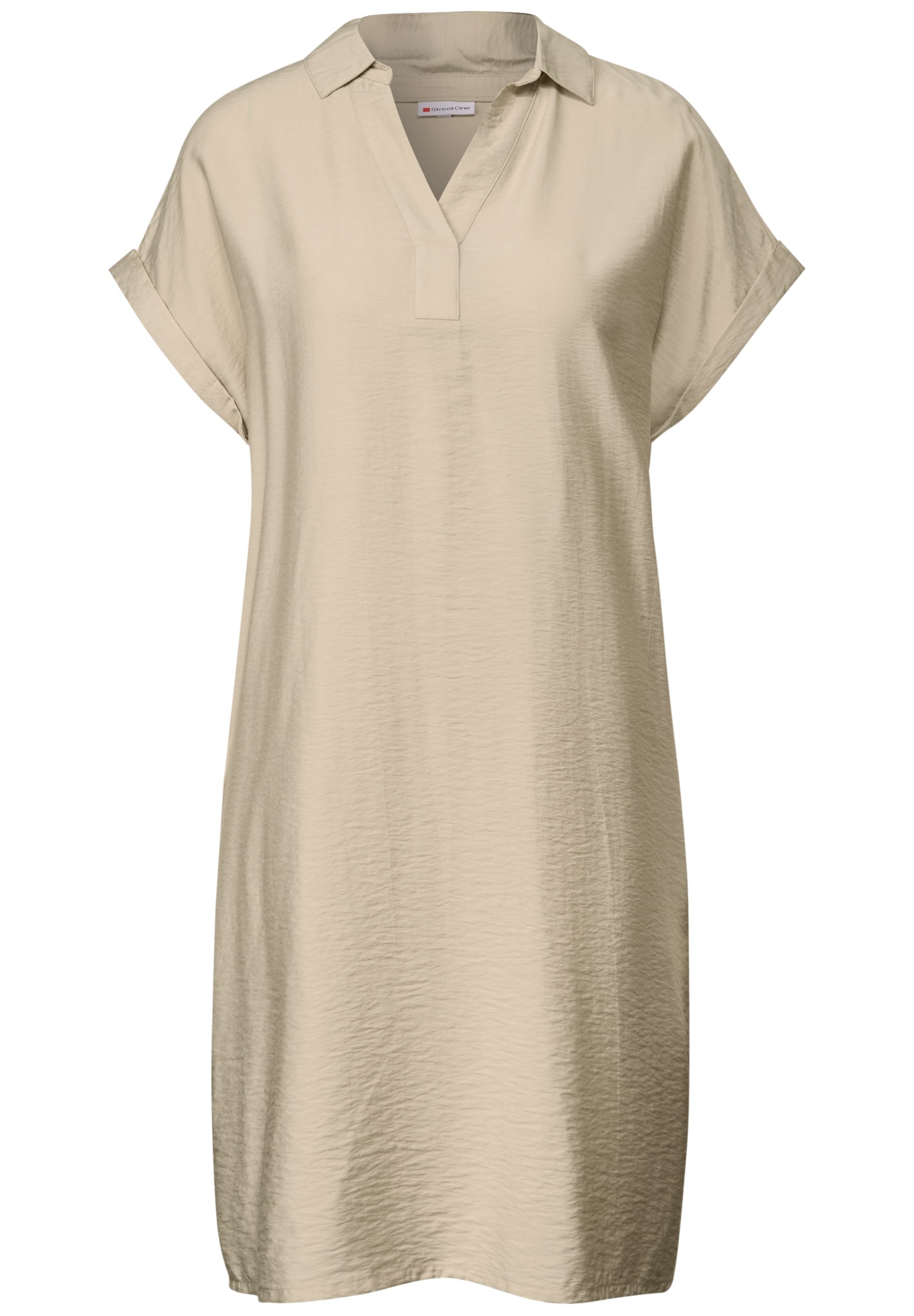 STREET ONE Shirtkleid, mit geschlitztem Ausschnitt