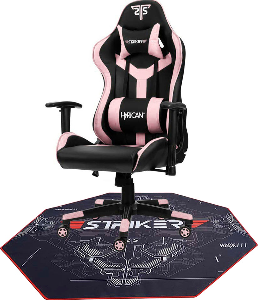 Bild von Hyrican Gaming-Stuhl »Striker COMBO« Gaming-Stuhl + Bodenschutzmatte "WZ603" Copilot