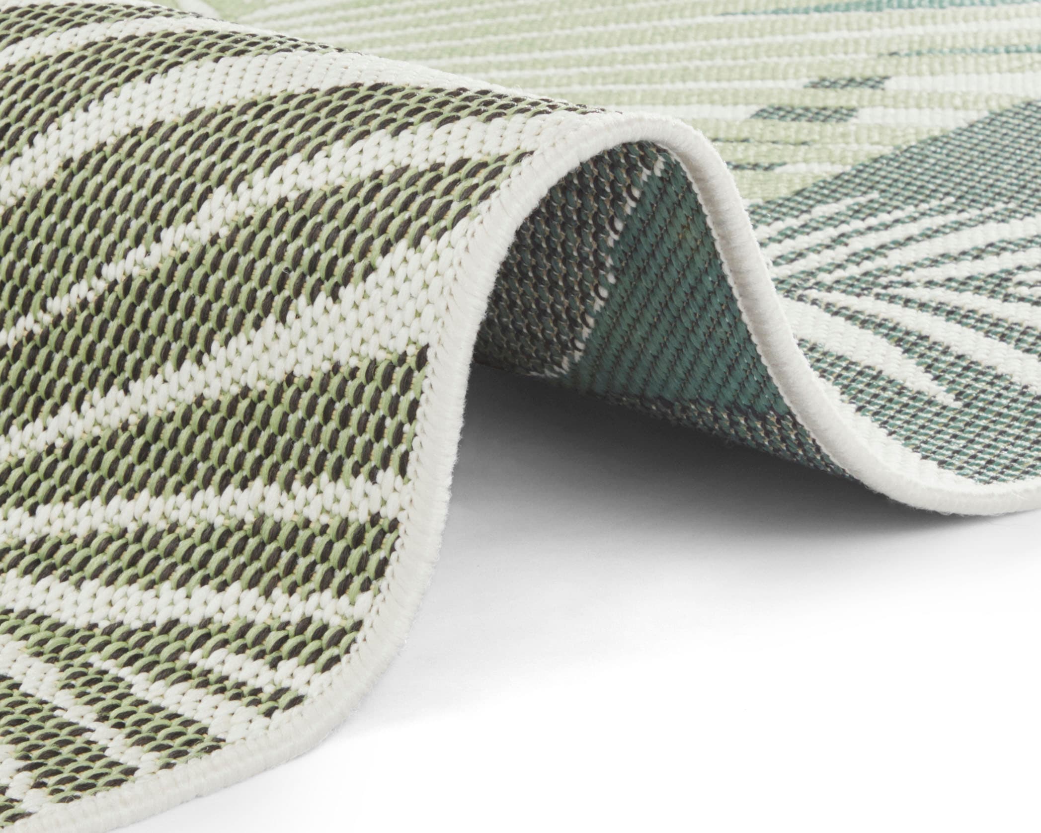 NORTHRUGS Teppich »Vai«, rechteckig, 8 mm Höhe, In- & Outdoor, Geometrisches Muster, Garten, Terrasse, Wohnzimmer