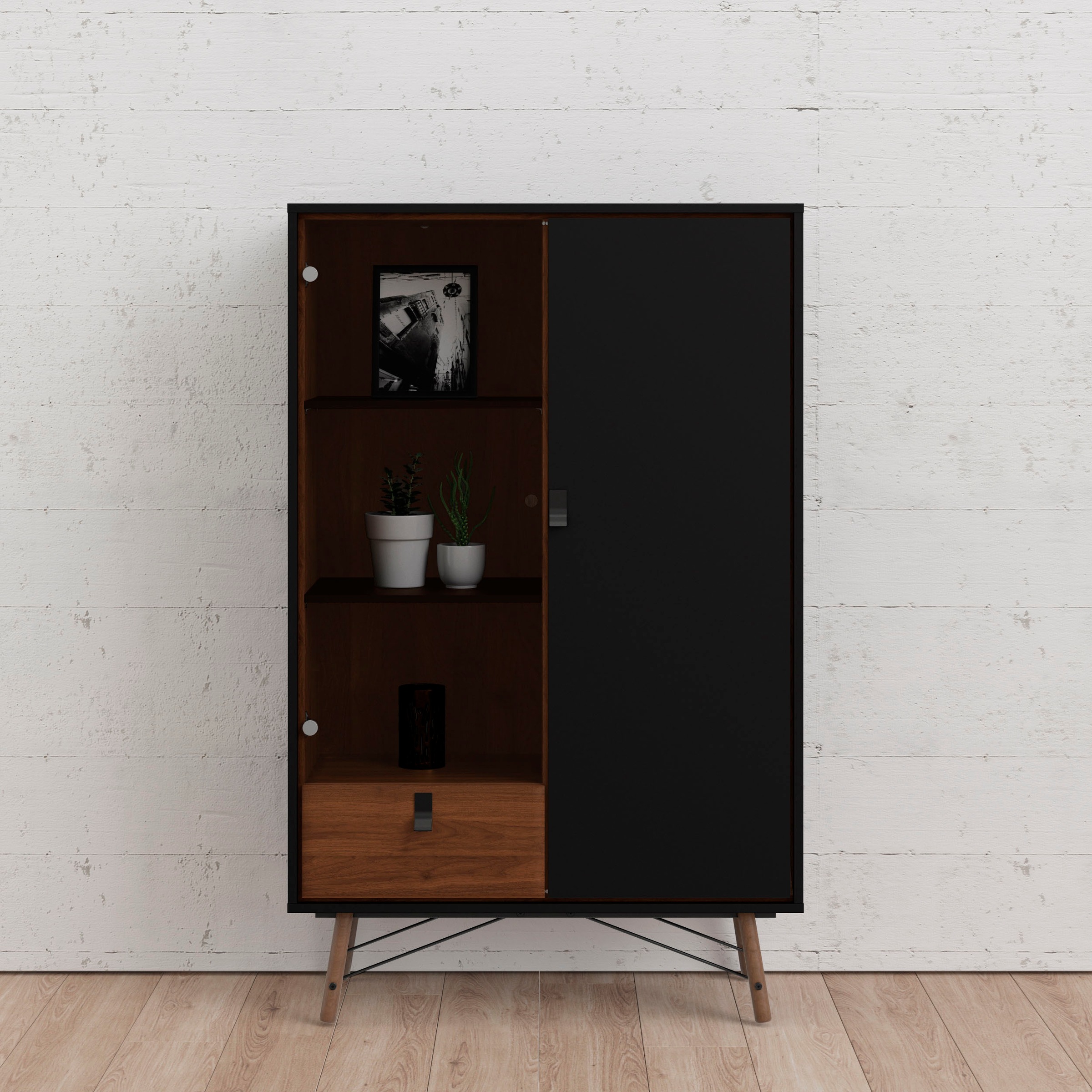 andas Vitrine »Ry Glasvitrine Vitrinenschrank Ausstellung Sammelvitrine«, m günstig online kaufen
