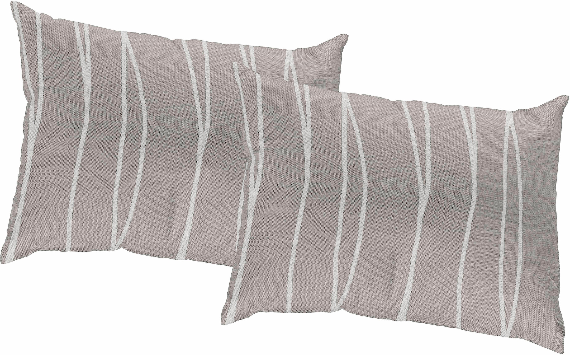 Wirth Dekokissen »DALLAS« Kissenhülle ohne Füllung, 2 Stück