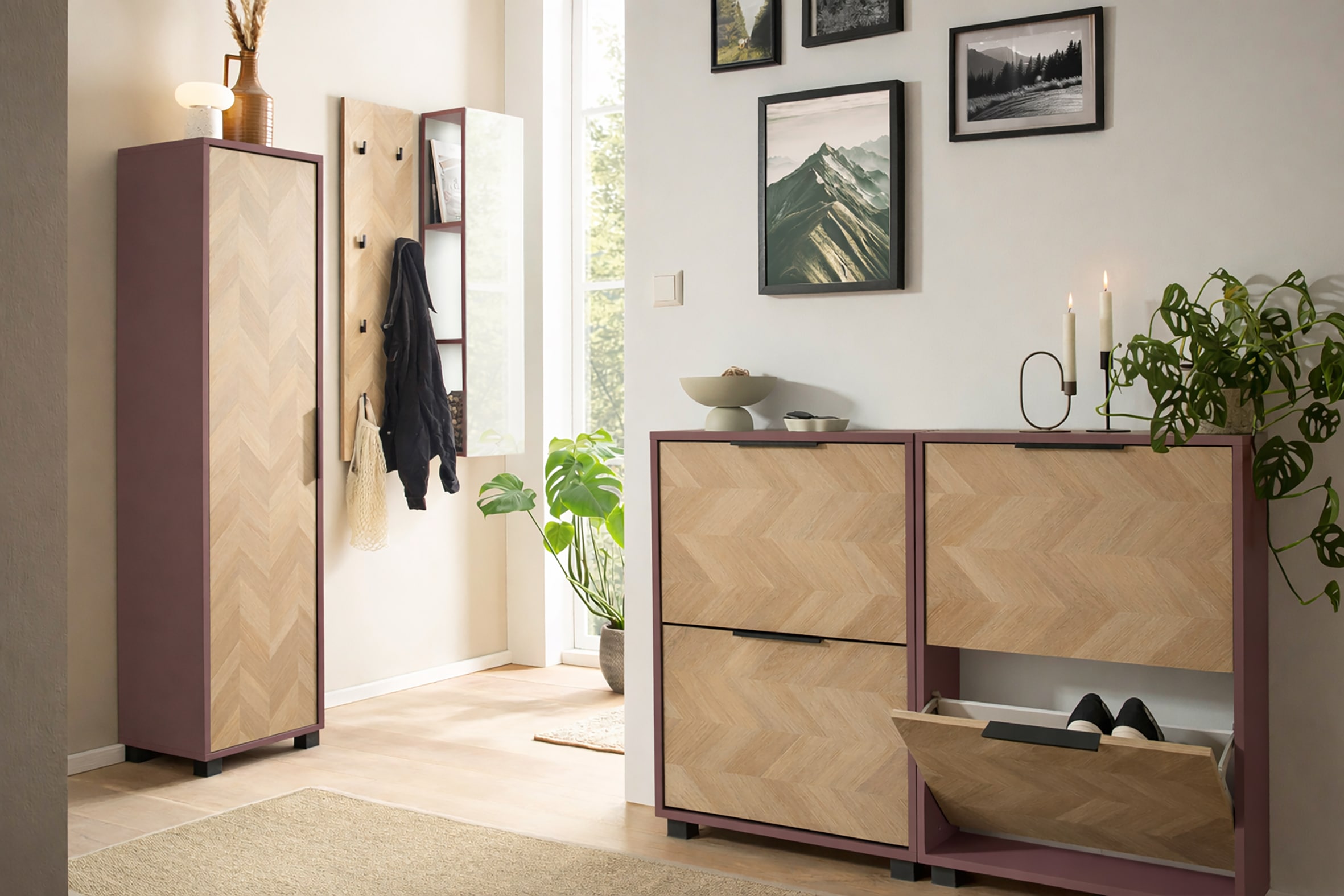 Schildmeyer Garderobenpaneel »Piazza, Breite 30 cm« 1 Stk. tlg. Made in Germany