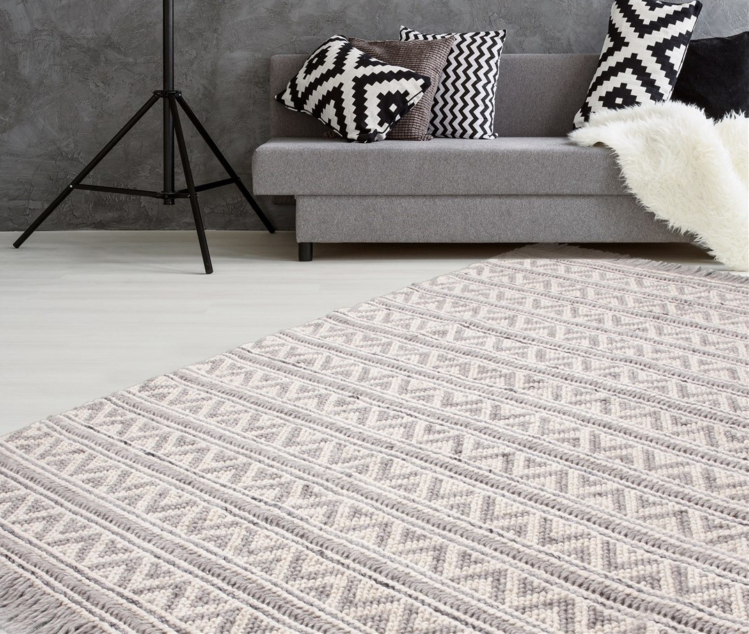 calo-deluxe Teppich »Bature 500«, rechteckig, 10 mm Höhe, Wolle und Viskose günstig online kaufen