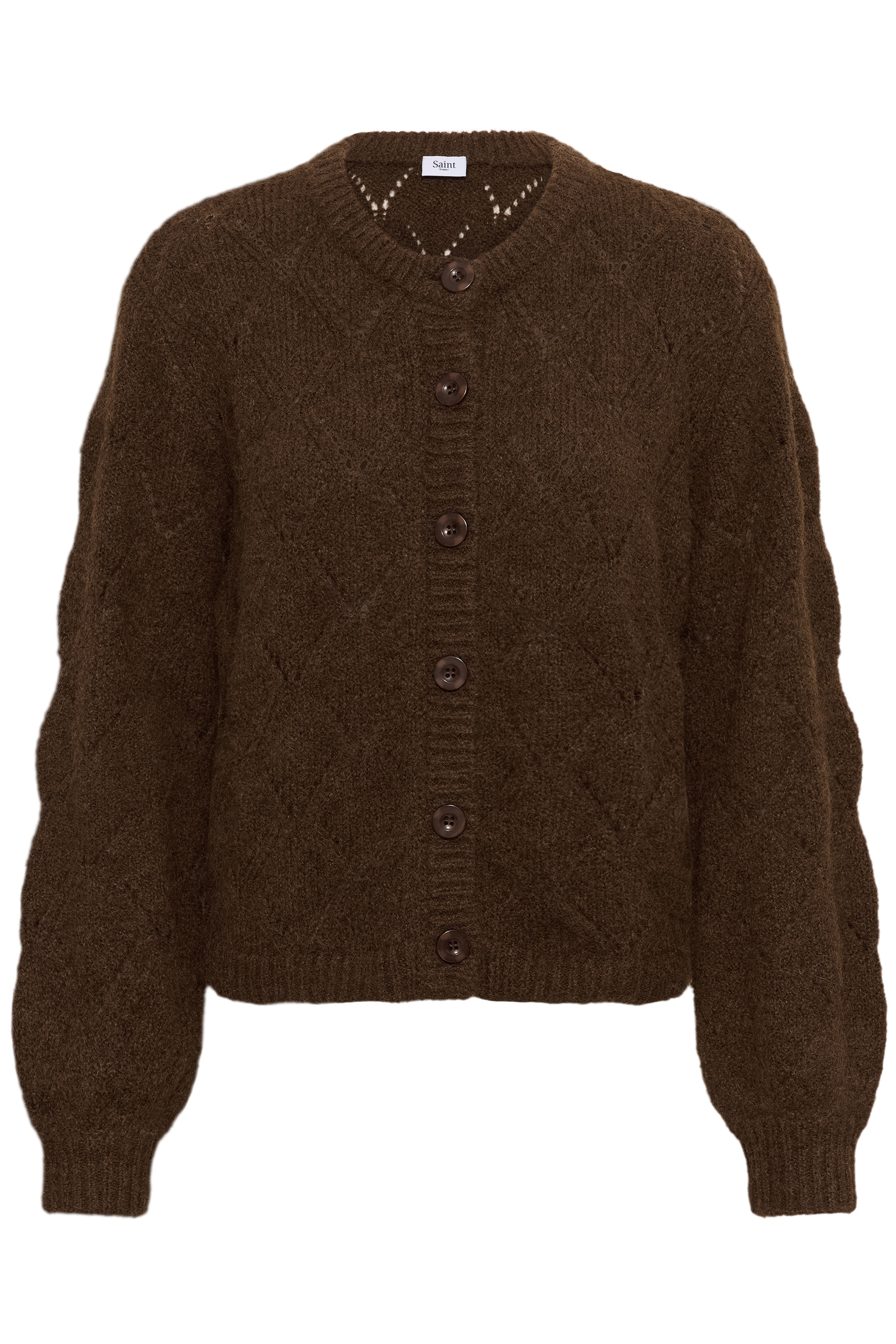 Saint Tropez Strickjacke »TabbathaSZ Cardigan« Materialmix, Regular fit