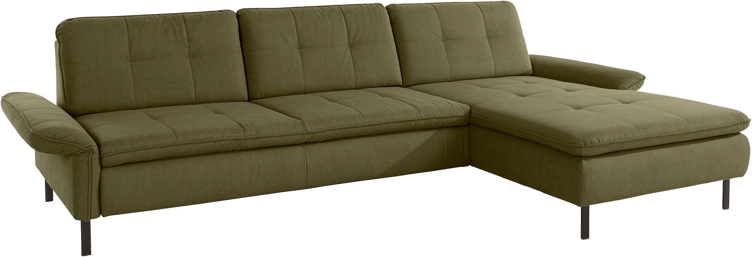 INOSIGN Ecksofa »Birkholm L-Form«, Armlehnverstellung, auch in Easy Clean Bezug - mit Wasser zu reinigen