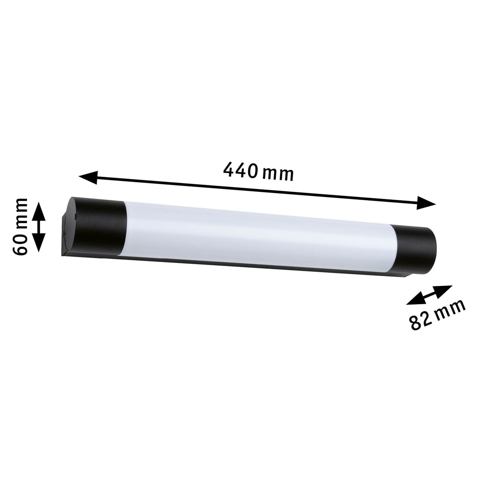 Paulmann LED Spiegelleuchte »Selection Bathroom Spiegelleuchte Orgon IP44 3000K 230V 7,5W«, 1 flammig, Badezimmerleuchte