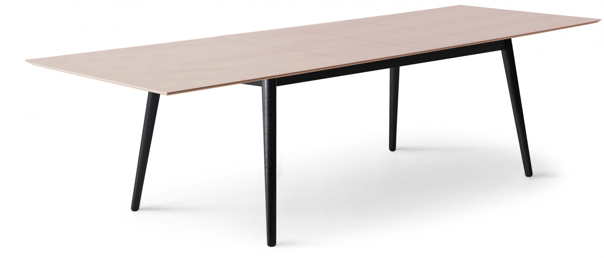 Hammel Furniture Esstisch »Meza by Hammel«, (1 St.), rechteckige Tischplatte MDF, Massivholzgestell, mit 2 Einlegeplatten