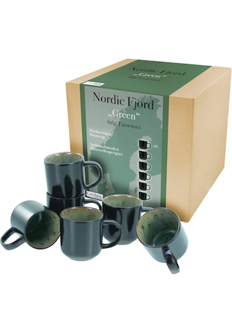 Becher »Nordic Fjord«, (Set, 6 tlg.)