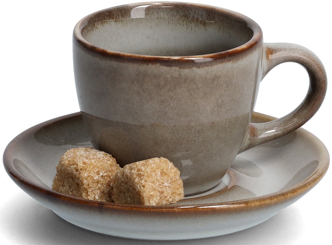 Zeller Present Espressotasse, (Set, 8 tlg., 4 Tassen und 4 Untertassen), sp günstig online kaufen