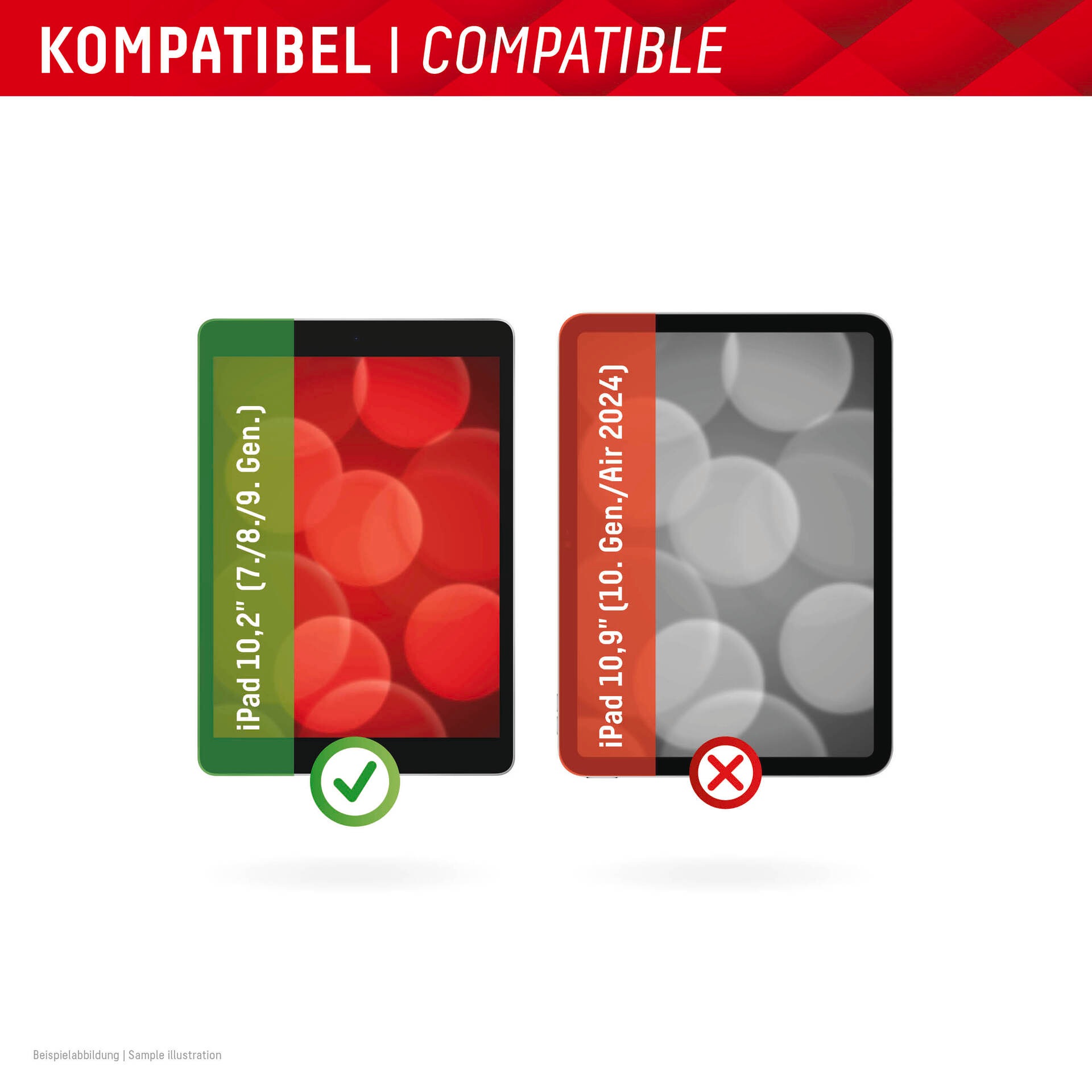 Displex Displayschutzfolie »Tablet Privacy Safe« für Apple iPad 10,2 (7/8/9 Gen) Blickschutzfolie, Schutzfolie, Bildschirmschutz, kratz- & stoßfest