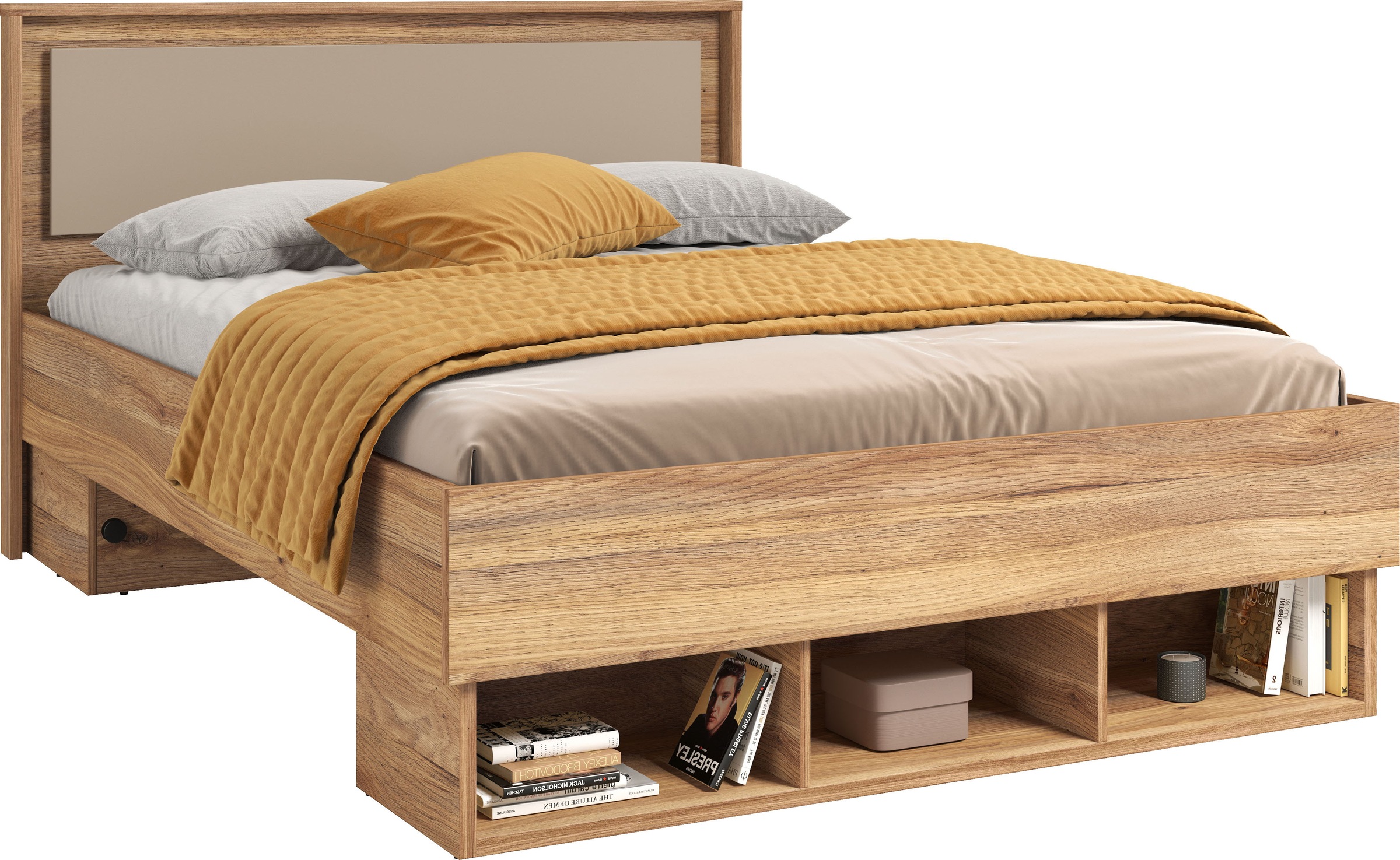 INOSIGN Bettgestell »Wharton, 140, 160 oder 180cm Breite, Made in Europe«, günstig online kaufen