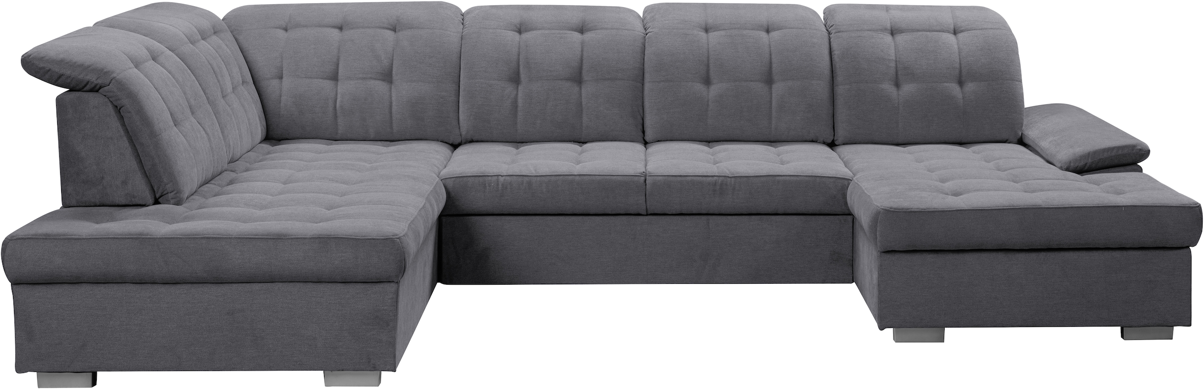 WERK2 Wohnlandschaft »Kordula-New Multifunktion Couch, Breite 332cm, U-Form günstig online kaufen