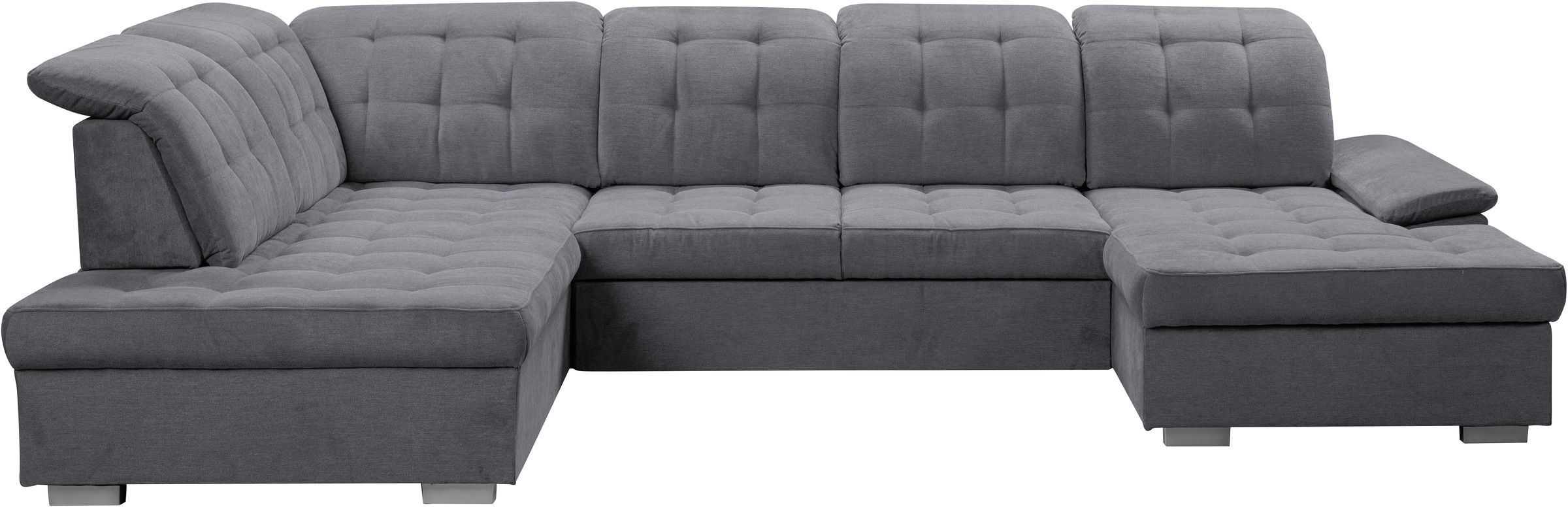 WERK2 Wohnlandschaft »Kordula-New U-Form«, Sofa in U-Form mit Schlaffunktio günstig online kaufen