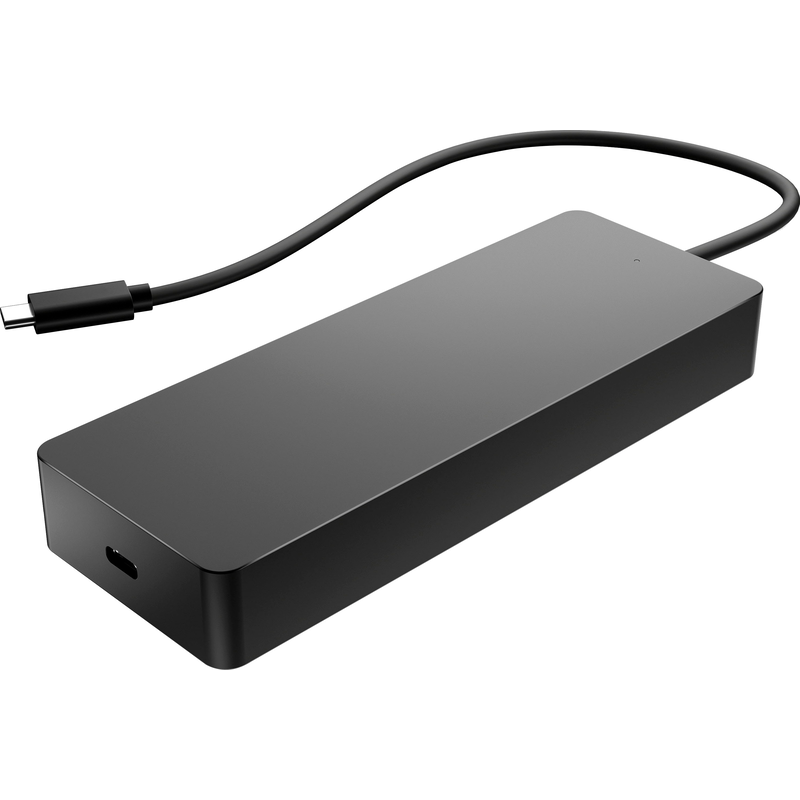 HP Adapter »Universal USB-C Multiport Hub« schwarz Laden Sie Ihren PC über den USBC -Passthrough auf und nutzen Sie die 7 Anschlüsse zum Aufladen...