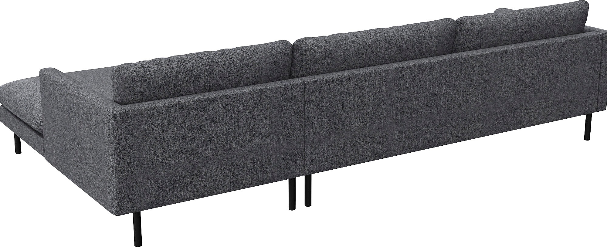 FLEXLUX Ecksofa »Bolzano, elegant und bequem, L-Form«, Sitzaufbau mit Kaltschaum & Stahl-Wellen, loose Sitz -& Rückenkissen