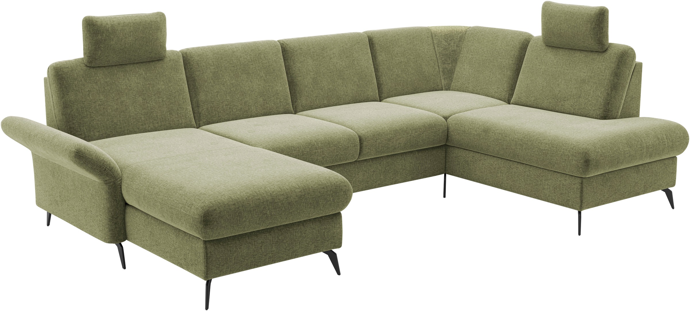 Home affaire Wohnlandschaft »Rochelle«, optional: Armteilverstellung, klappbar, Bettkasen