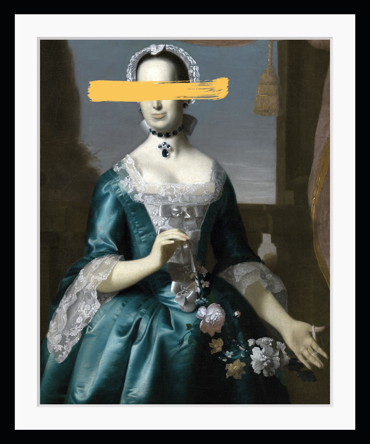 queence Bild »Ann-Kathrin mit Farbklecks«, Frau-Historische Persönlichkeite günstig online kaufen