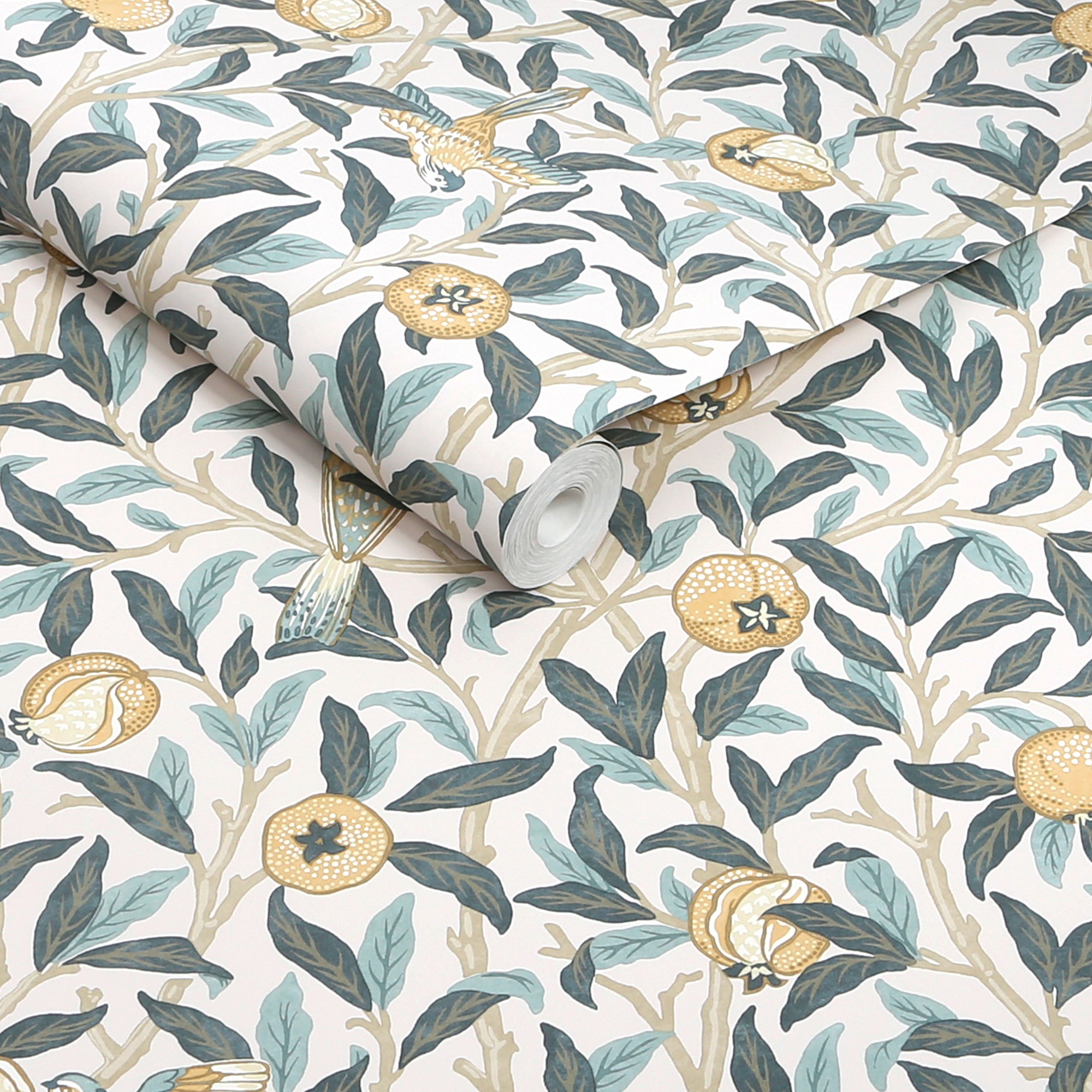 WILLIAM MORRIS AT HOME Vliestapete »Bird & Pomegranate« Motiv glatt Design günstig online kaufen
