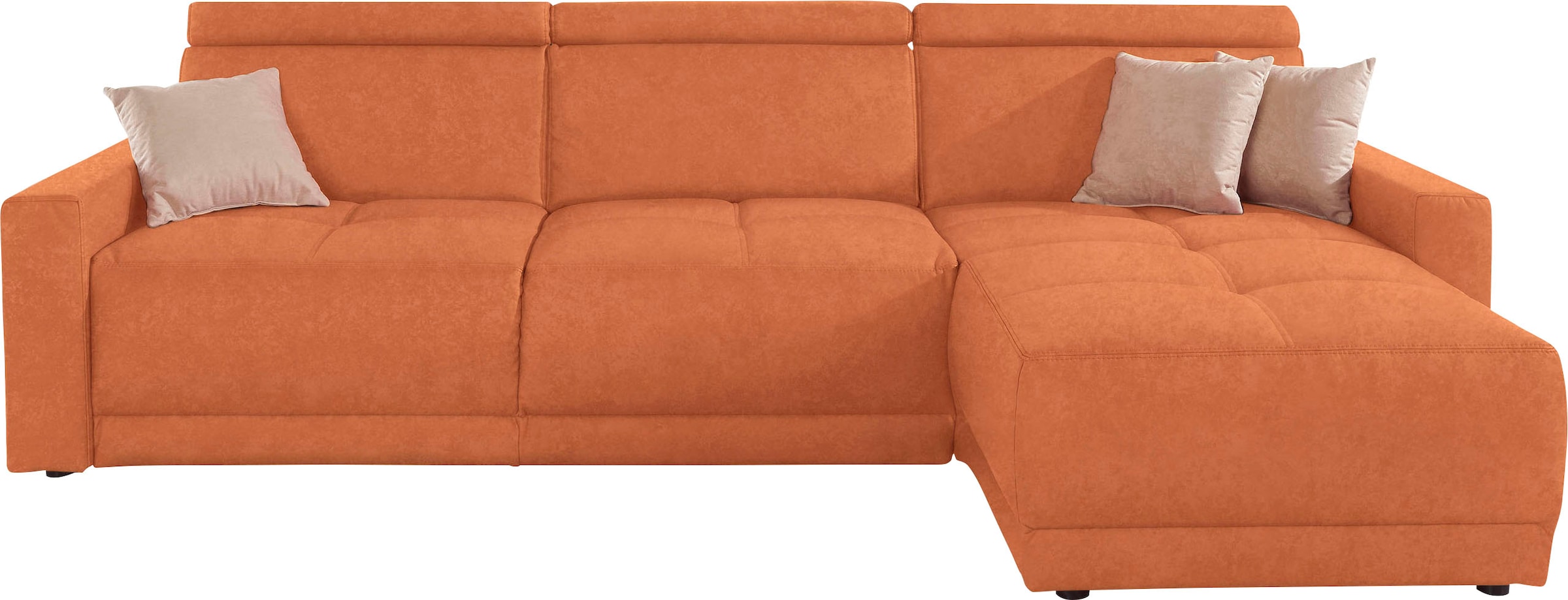 DOMO collection Ecksofa "Ava L-Form", mit Recamiere, Federkern wahlweise mi günstig online kaufen