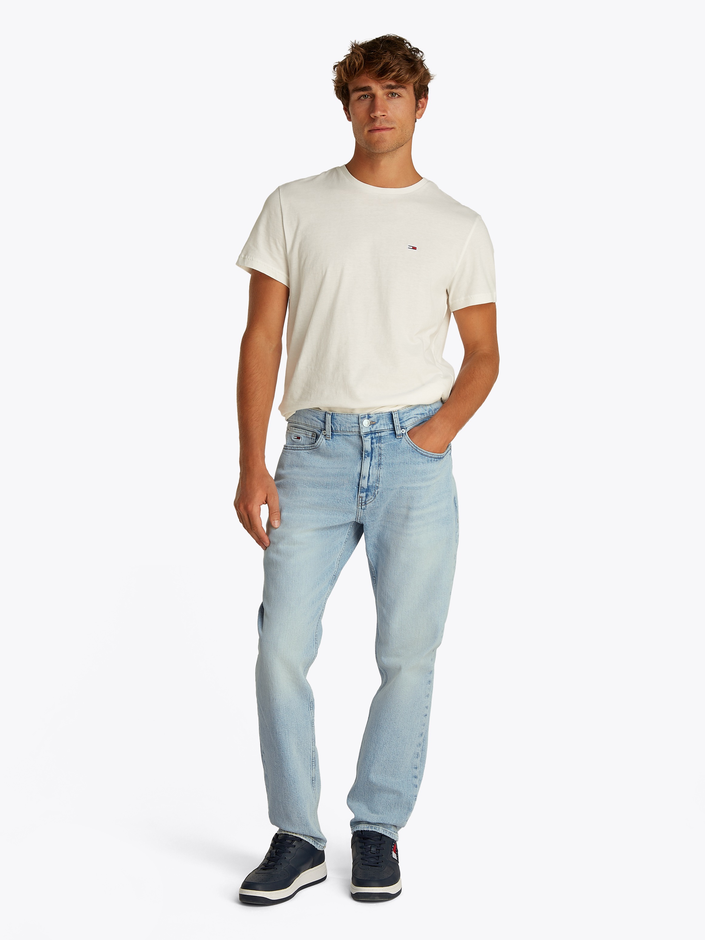 Tommy Jeans Slim-fit-Jeans »RYAN SLIM STRAIGHT«, mit Logoprägung