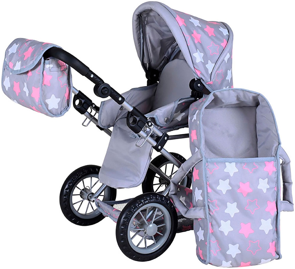 Knorrtoys® Kombi-Puppenwagen »Ruby«, mit Wickeltasche