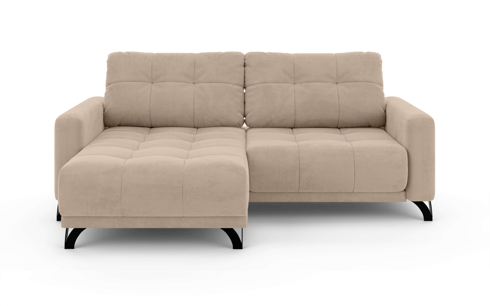 Home affaire Ecksofa »FAIRVIEW mit verstellbaren Rückenlehne, Maße B/T/H: 234/174/93 cm« L-Form mit Wellenunterfederung, Recamiere beidseitig montierbar