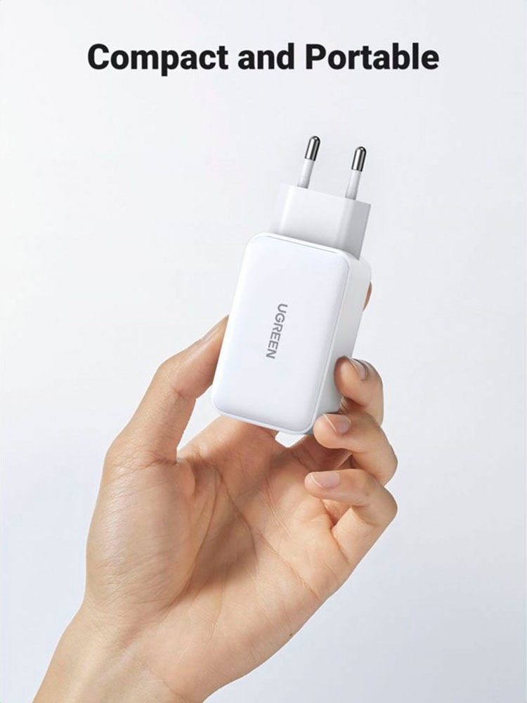 UGREEN USB-Ladegerät »Nexode USB-A+2*USB-C 65W GaN Tech Fast Charger«