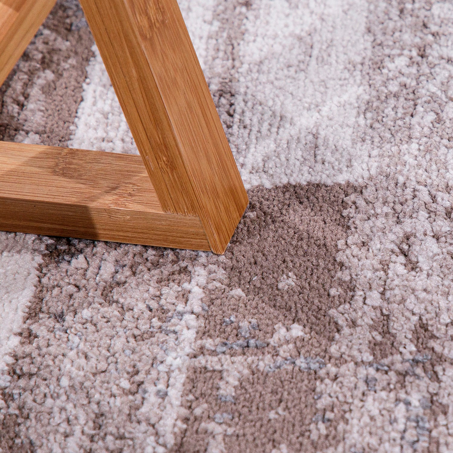 Paco Home Teppich »Bari 871«, rechteckig, 13 mm Höhe, Kurzflor, Karo Muster, Used-Look, ideal im Wohnzimmer & Schlafzimmer