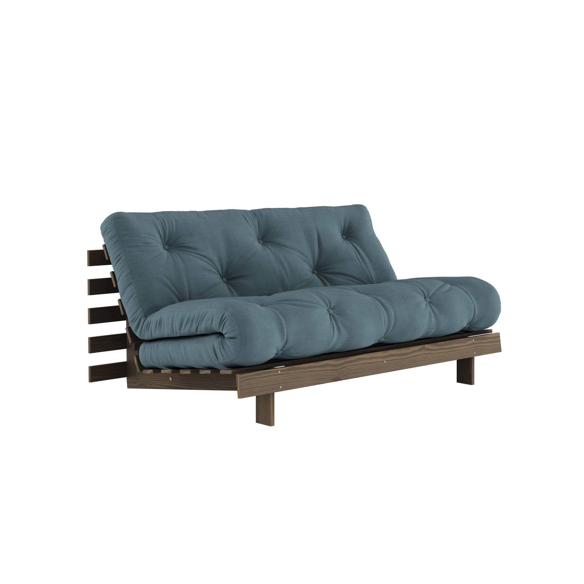Karup Design Schlafsofa »Roots 160 Schlafsofa, Gästebett, Sofa mit Futonmatratze«, (2 St.), Inkl. Futonmatratze, Liegefläche 160x200 cm, FSC® zertifizierte Kiefer