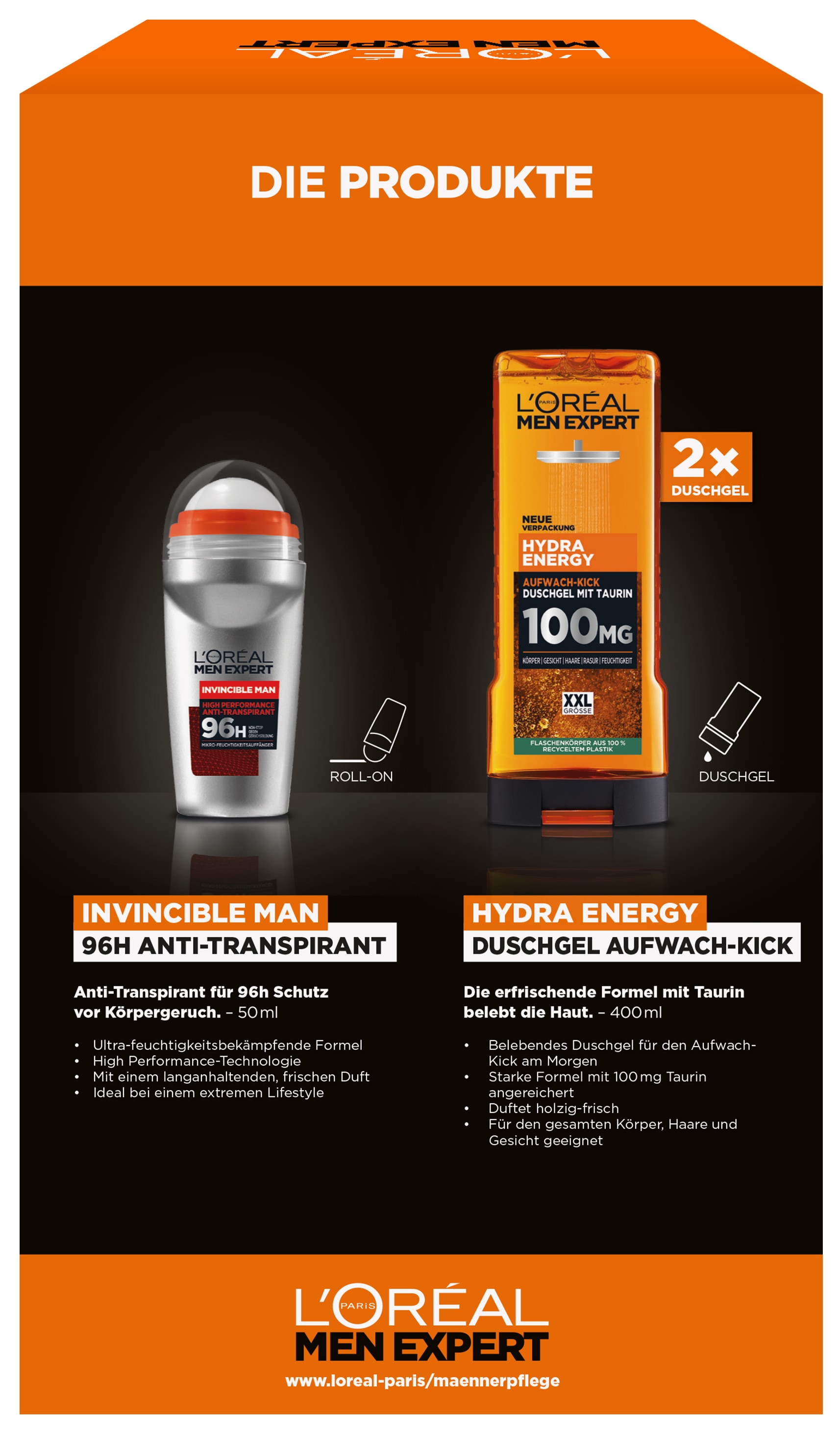 L'ORÉAL PARIS MEN EXPERT Pflege-Set »L'Oréal Men Expert Hydra Energy Box Set«