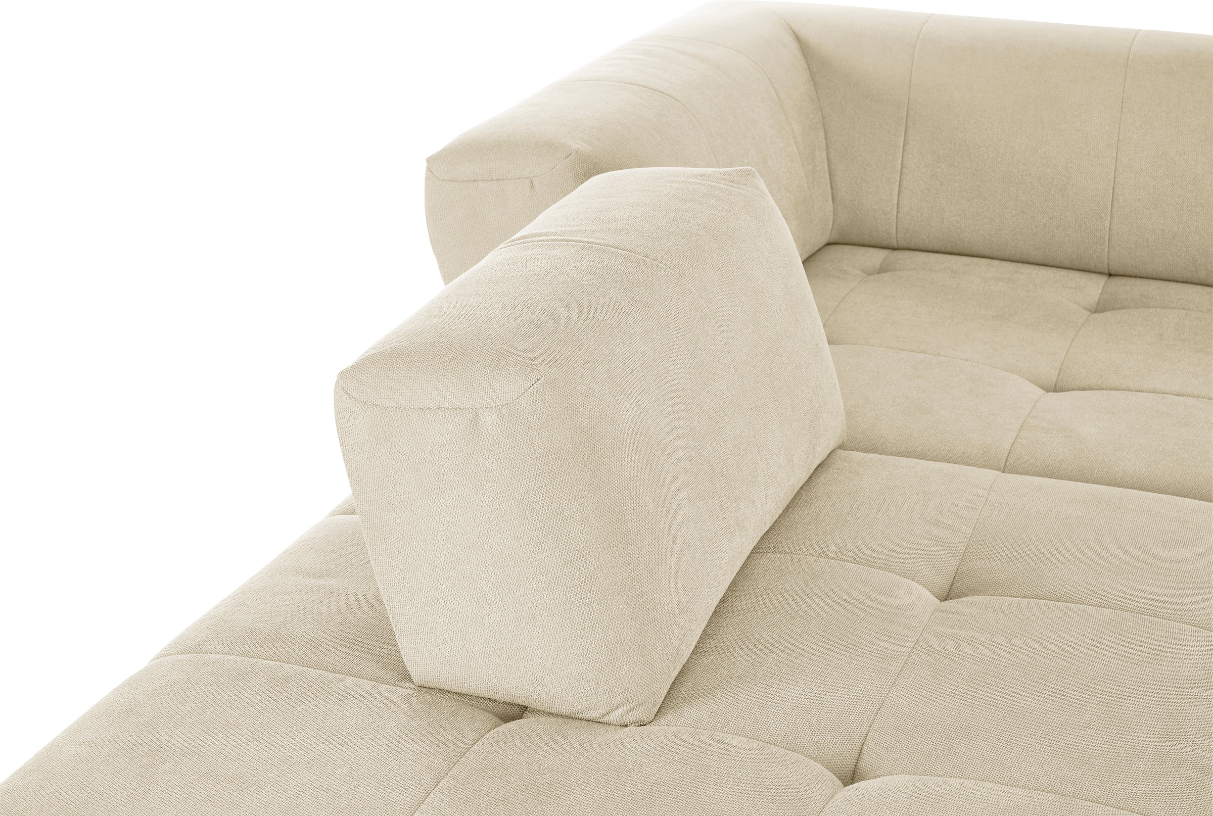 3C Candy Ecksofa »Yoshy Komfortsofa, bequem und modern, hochwertige Verarbeitungsdetails«, Zwei verschiedene Sitztiefen durch verstellbare Rückenlehne, L-Form