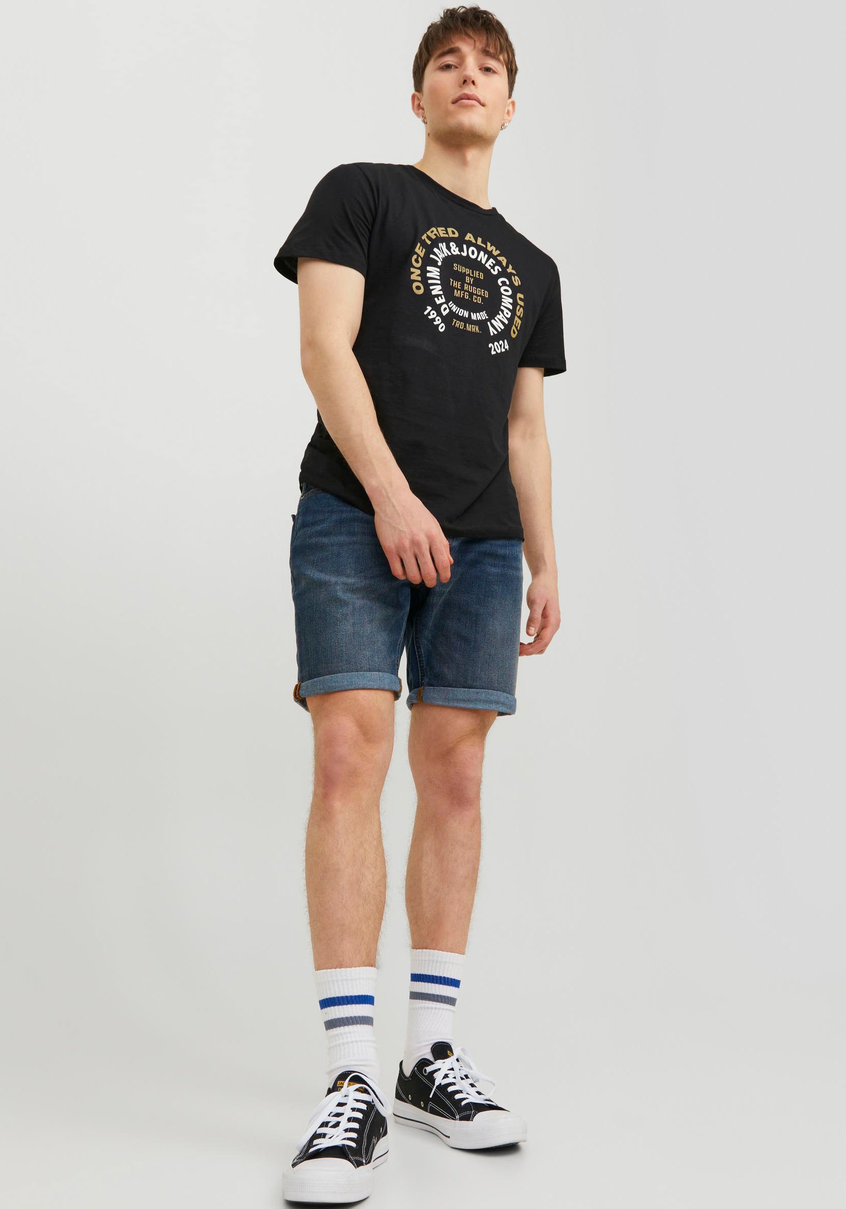 2. Bild von Jack & Jones Jeansshorts »JJIRICK JJORIGINAL SHORTS«