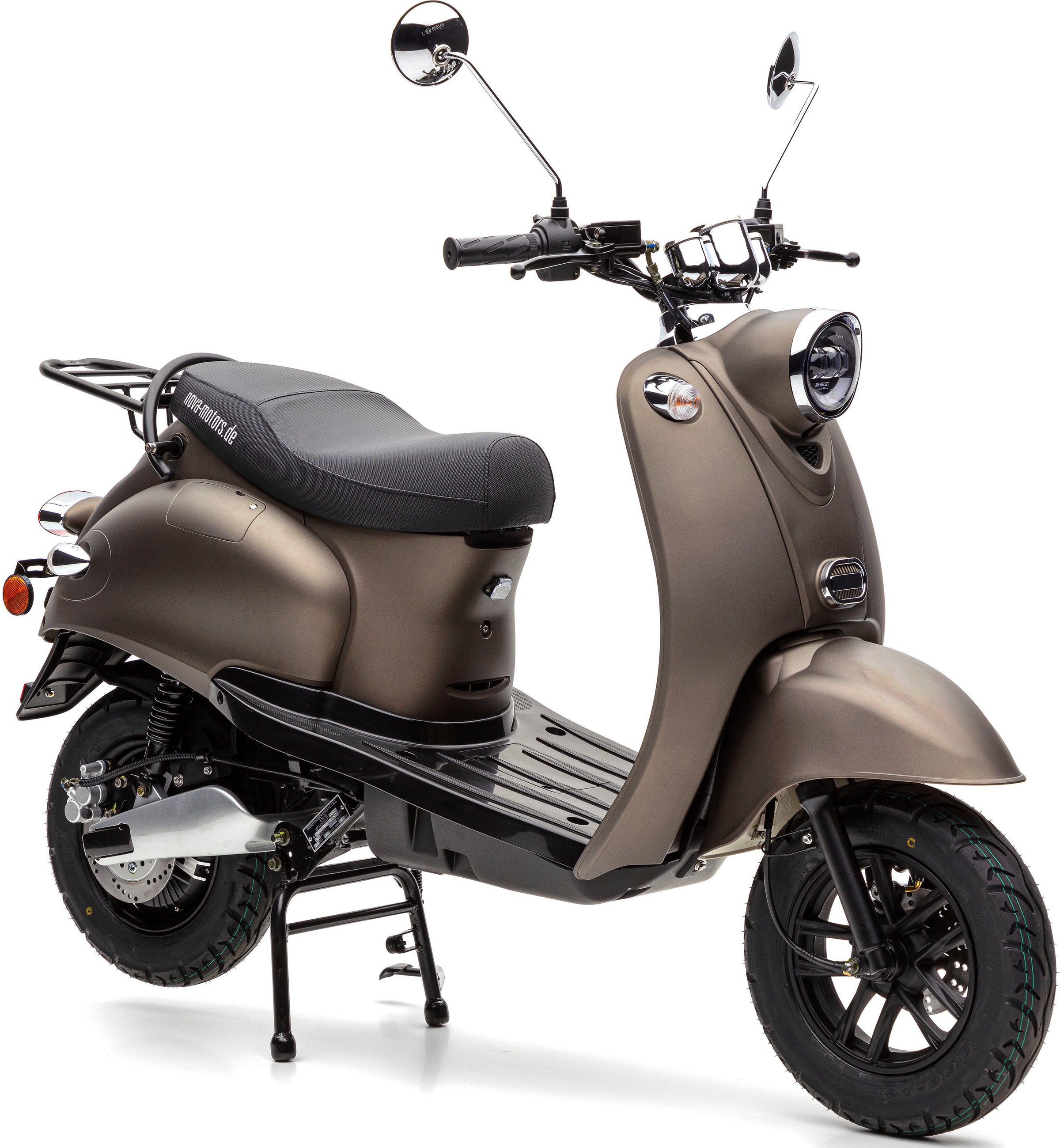 Nova Motors E-Motorroller »eRetro Star Li« bis zu 40 km Reichweite, härteverstellbare Dual-Stoßdämpfer hinten