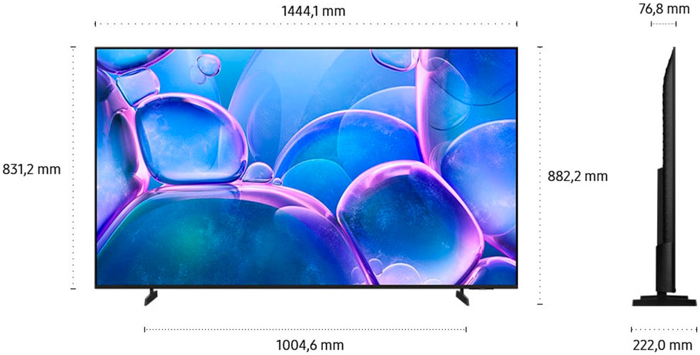 Samsung LED-Fernseher »GU65U7099FU« 163 cm/65 Smart-TV Crystal UHD, Q-Symphony, Dolby Surround Sound, Triple Tuner, Smart-Hub