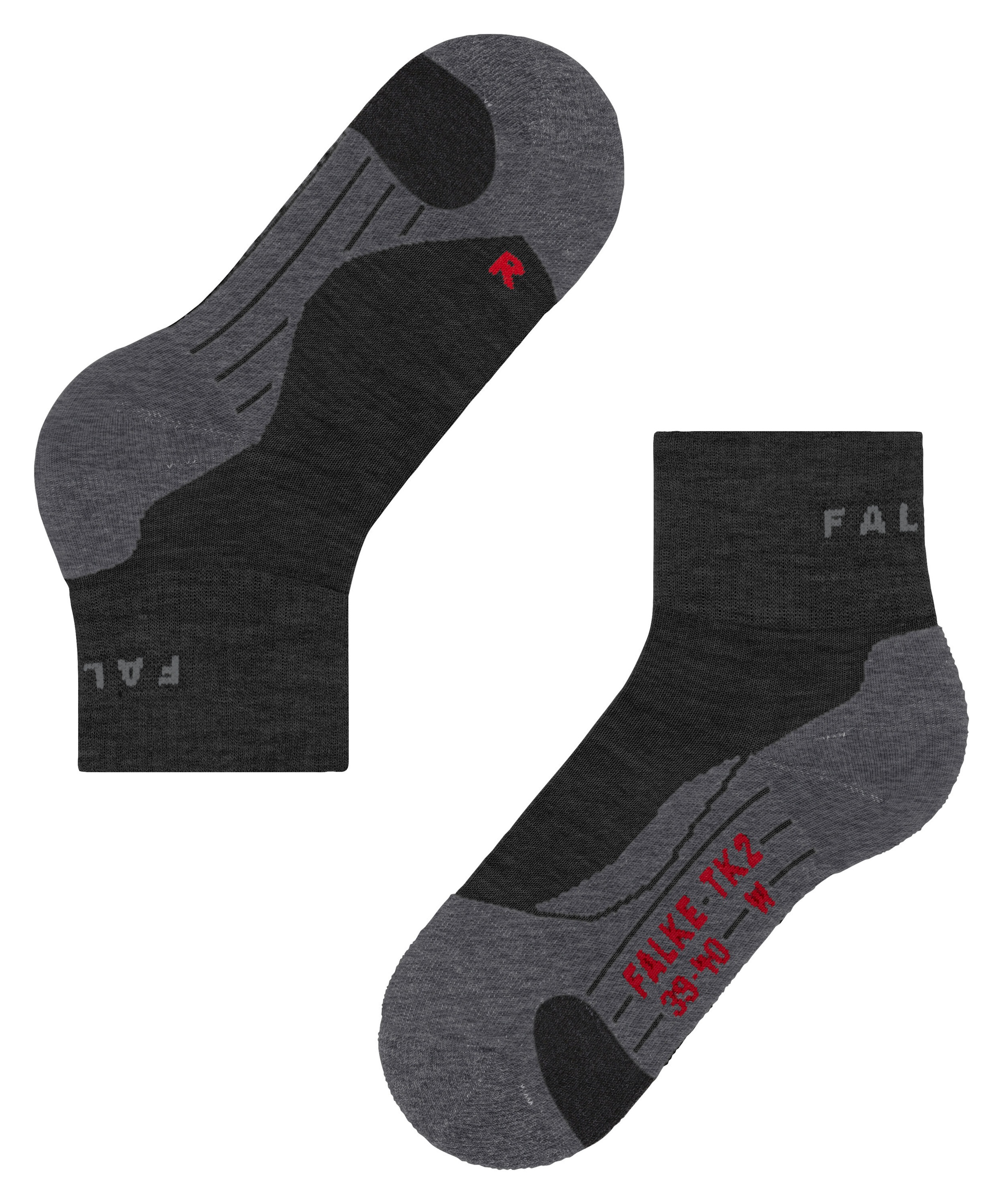 FALKE Wandersocken »TK2 Explore Short«, schnell trocknend, kühlende Wirkung, Wollanteil