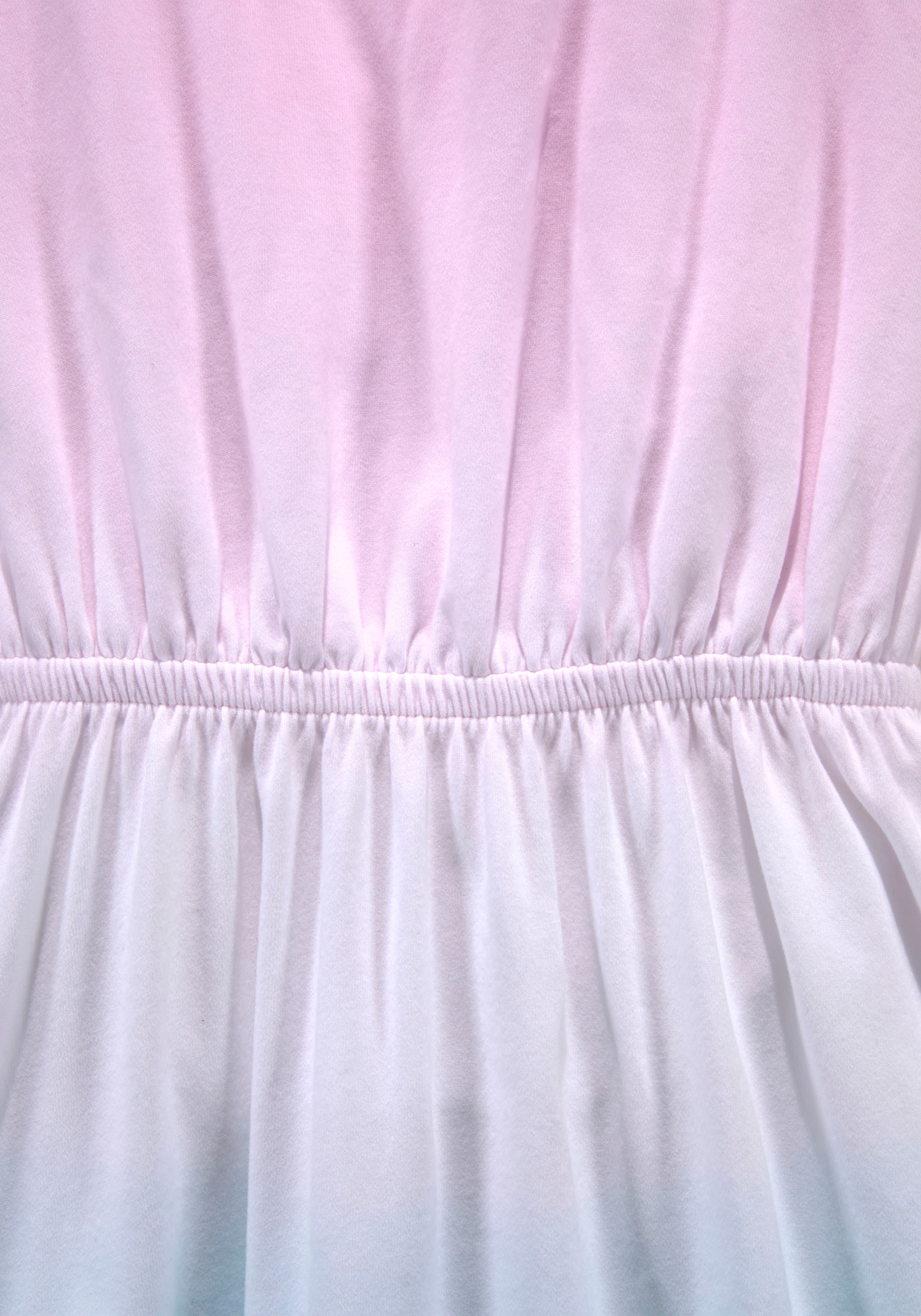 KangaROOS Jerseykleid festliche Anlässe,  kniefreie Länge,  trendiger Dip-Dye-Look