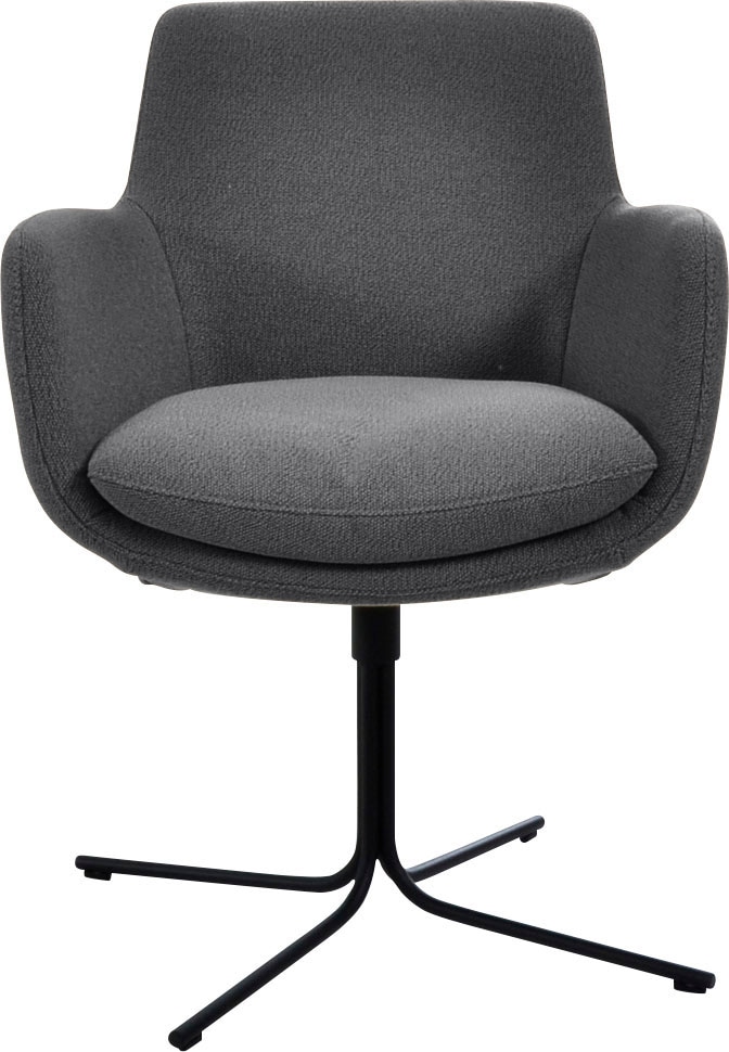 K+W Komfort & Wohnen Drehstuhl »Pego« () filigranem 4-Fuß-Gestell in schwar günstig online kaufen