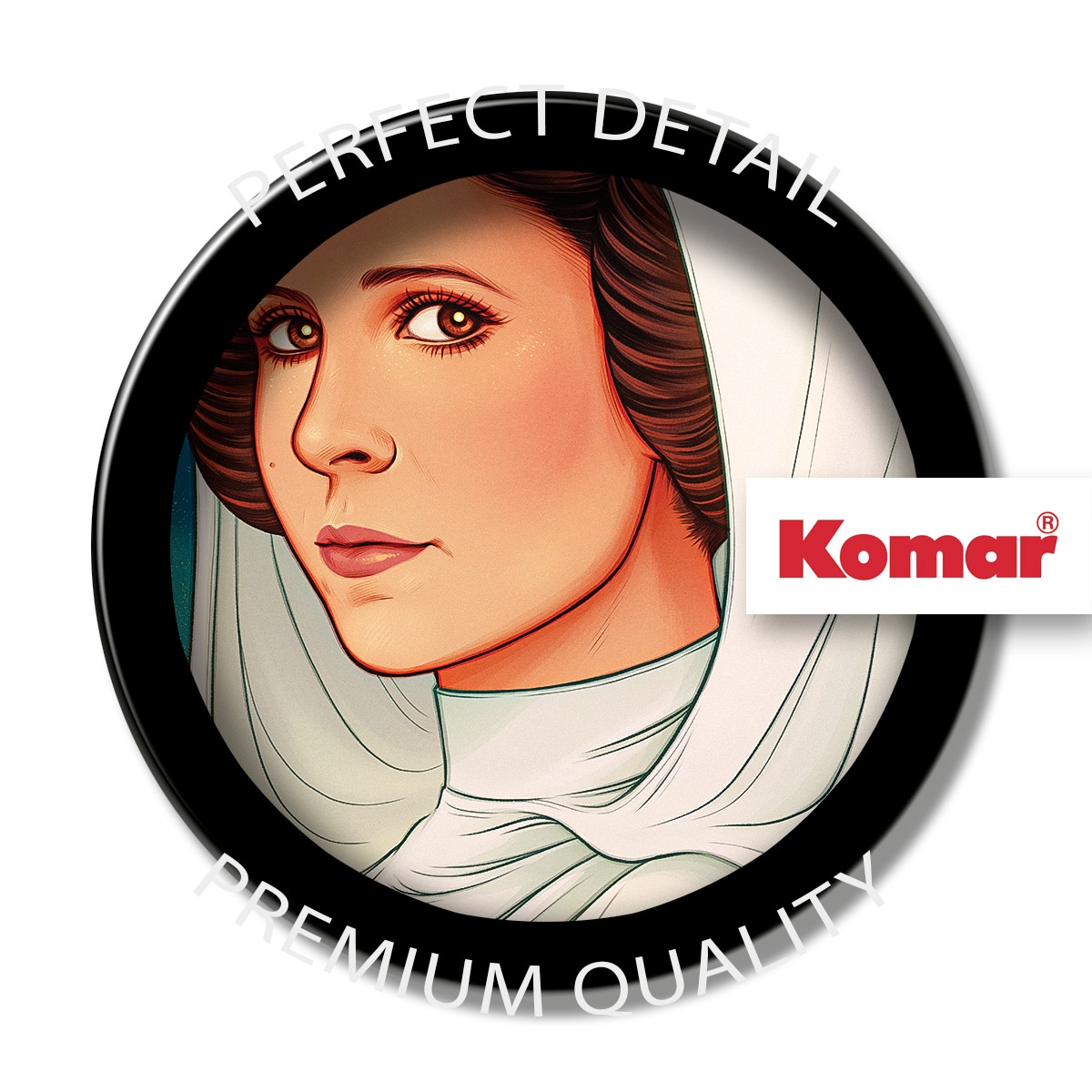 Komar Wandbild »Star Wars Princess of Alderaan«, Disney, (Set, 1 St.), 30 x 40 cm (Breite x Höhe) - Kinderzimmer, Dekoration