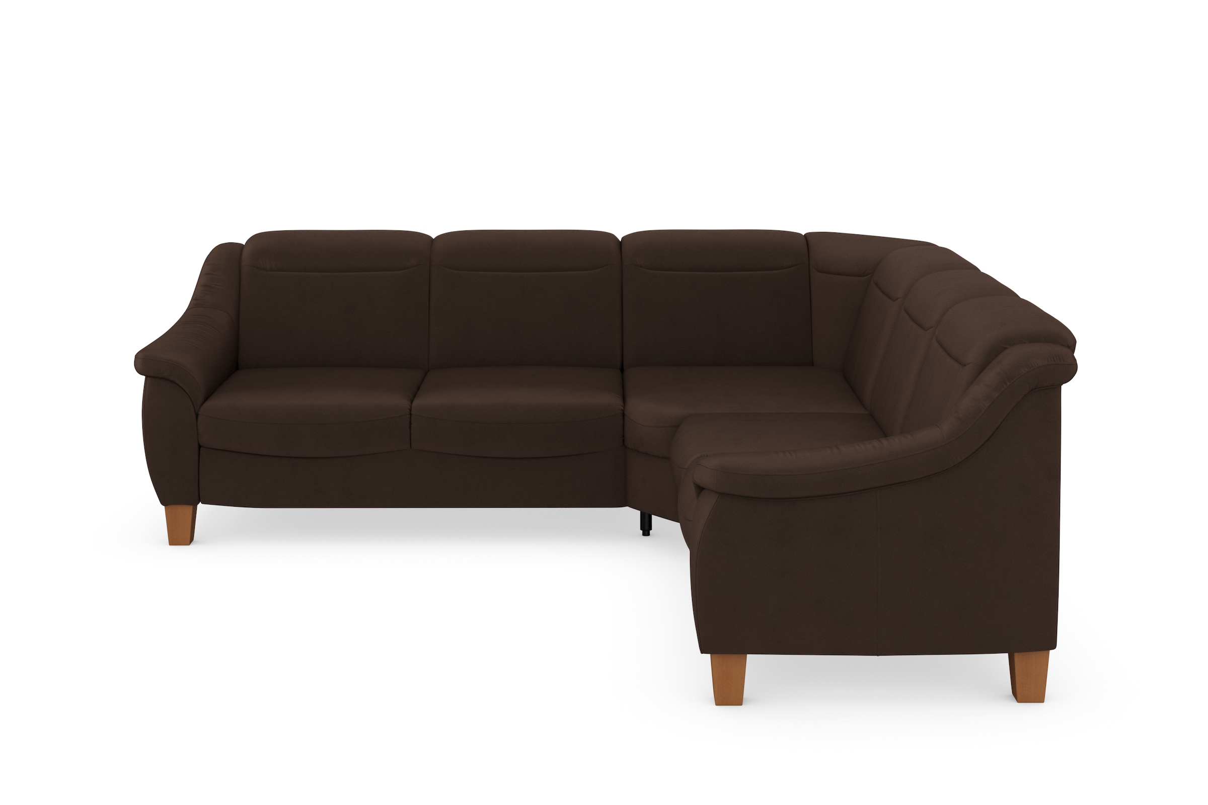 Home affaire Ecksofa »Caldera L-Form« Federkern, wahlweise mit Kopfteilverstellung, Bettfunktion, Bettkasten