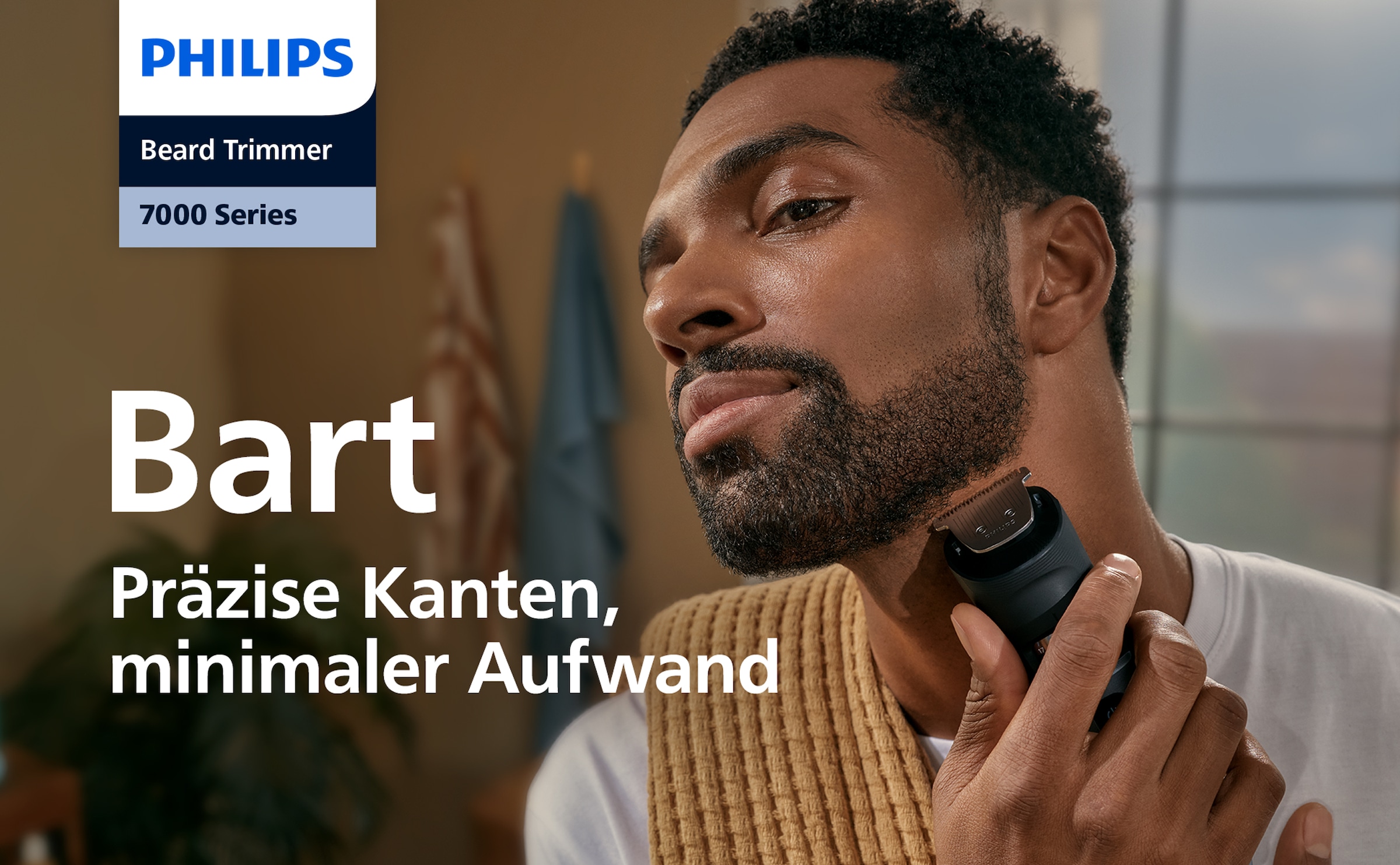 Philips Bartschneider »Serie 5000 BT5780/15« 3 Aufsätze mit 40 einstellbaren Schnittlängen, inkl. Ladestation