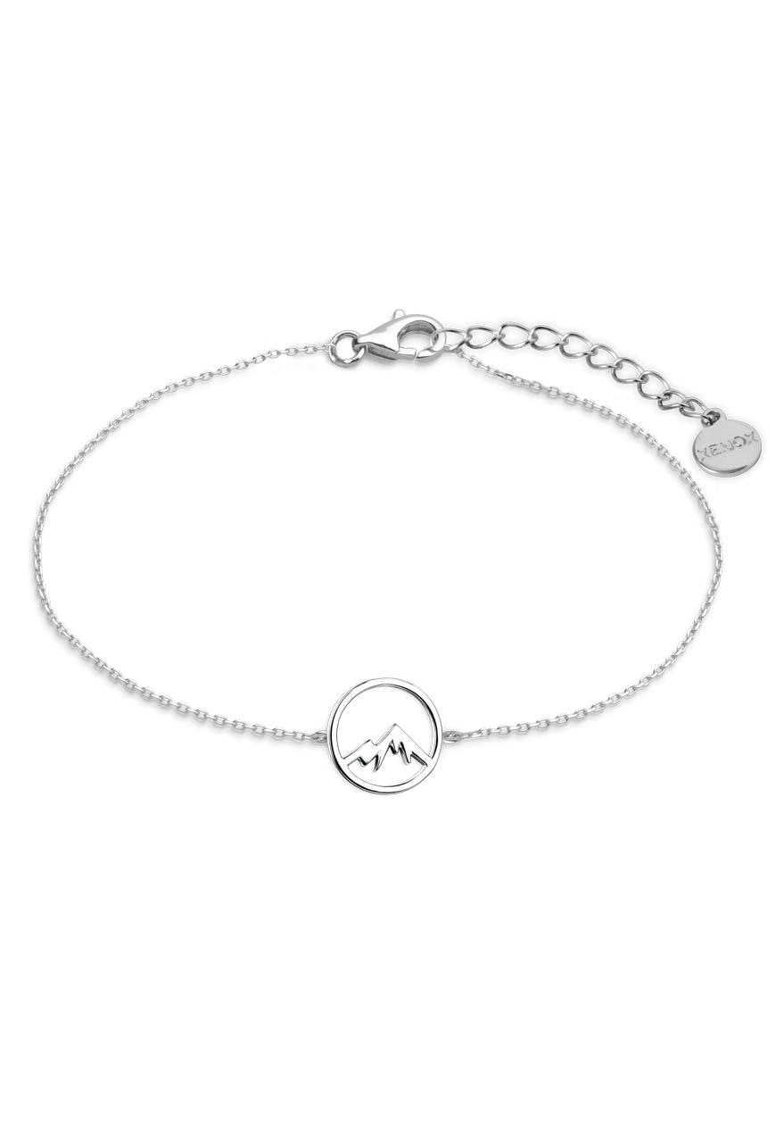 Bild von XENOX Silberarmband »Bergspitze Wanderlust, XS3176«