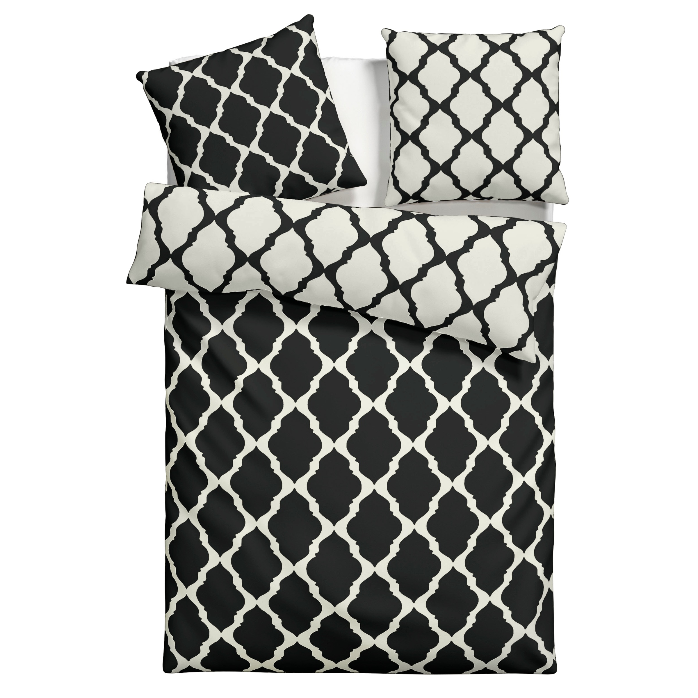 Home affaire Wendebettwäsche "Alba in Gr. 135x200 oder 155x220 cm" 2 Stk. t günstig online kaufen