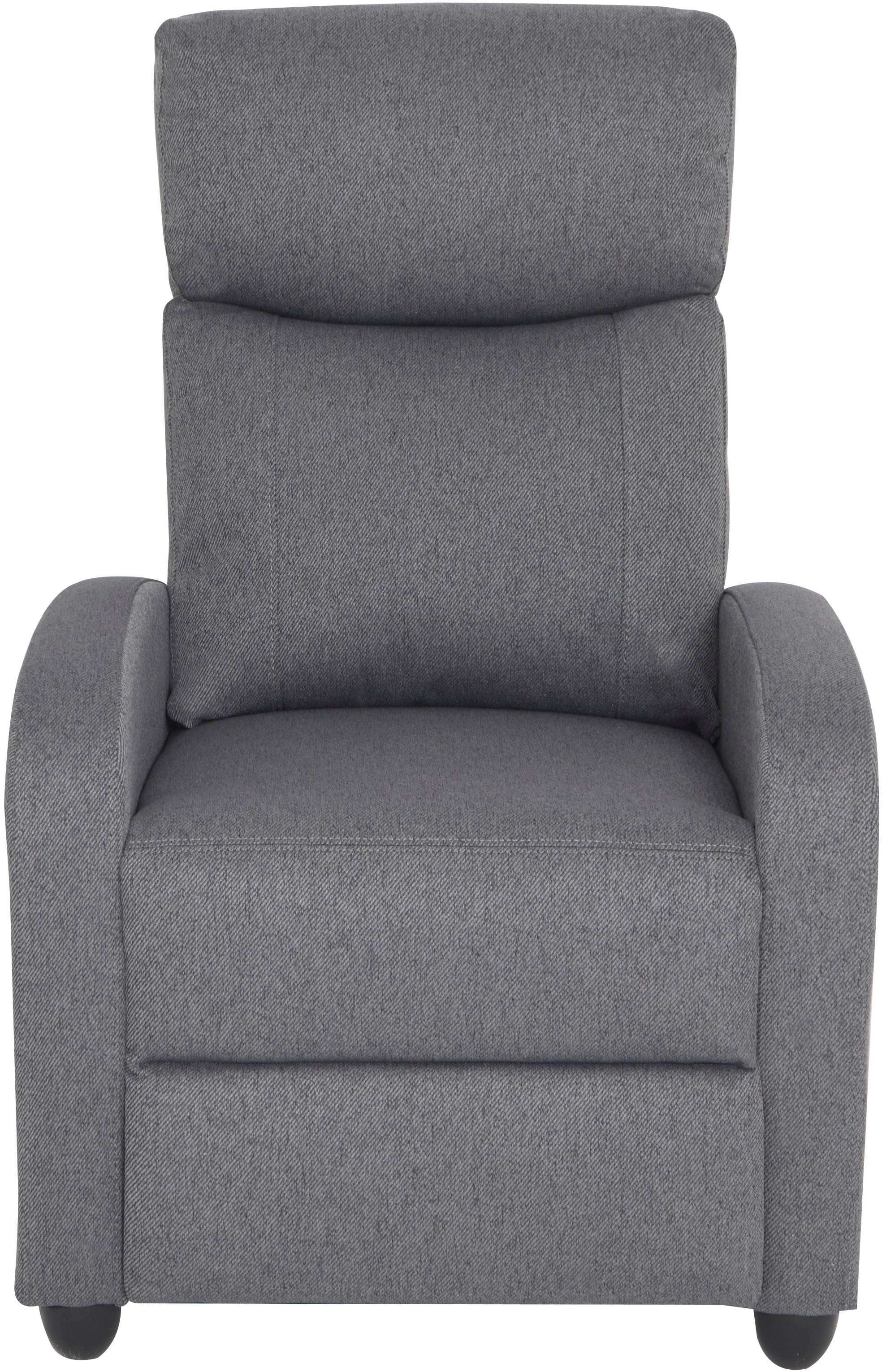 Home affaire Relaxsessel »JULINOR, TV-Sessel, Ruhesessel mit Schlaffunktion, Webstoff« Liegesessel mit manueller Relaxfunktion