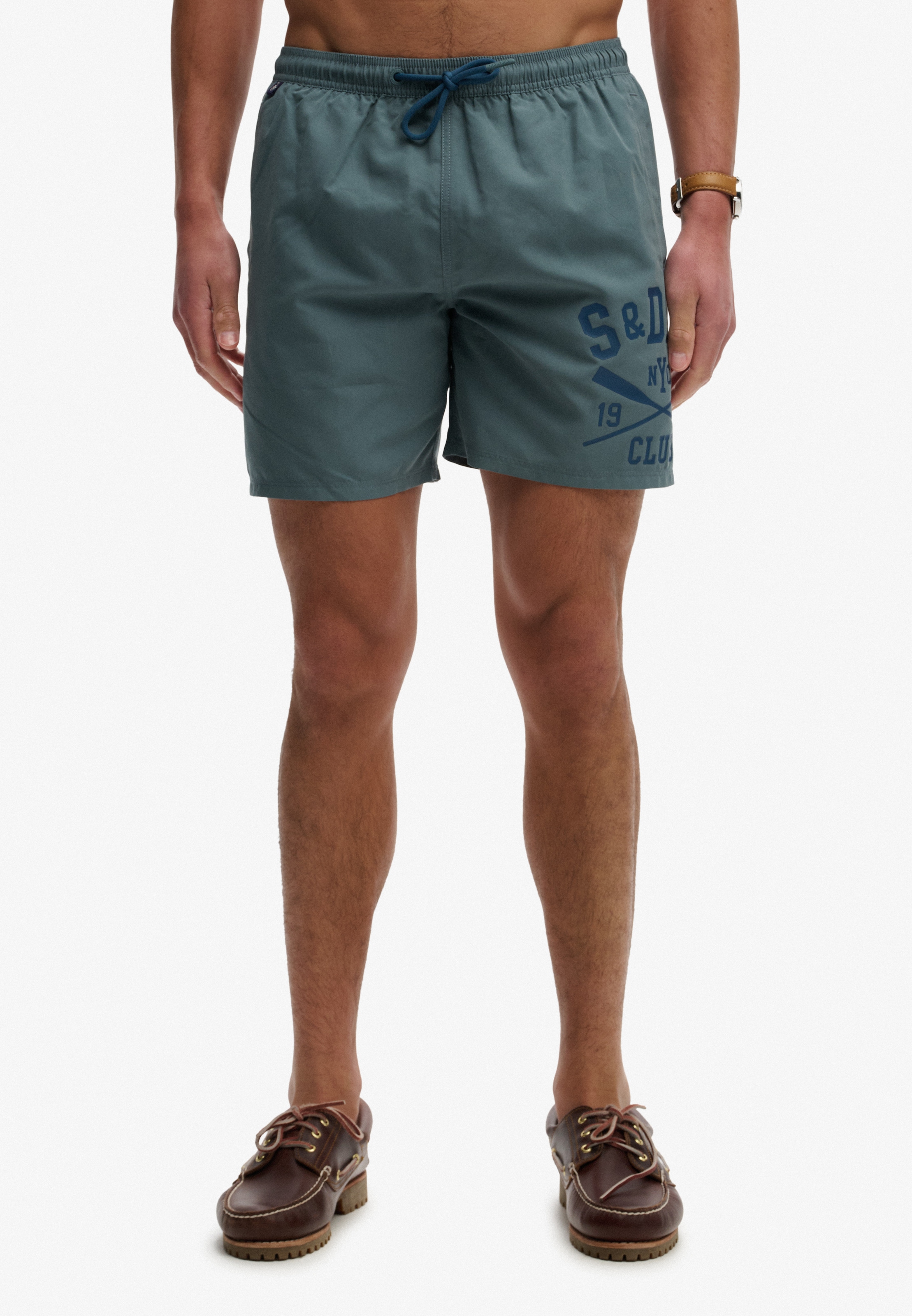 Superdry Badeshorts »PRINTED LOGO 16 SWIM SHORT«